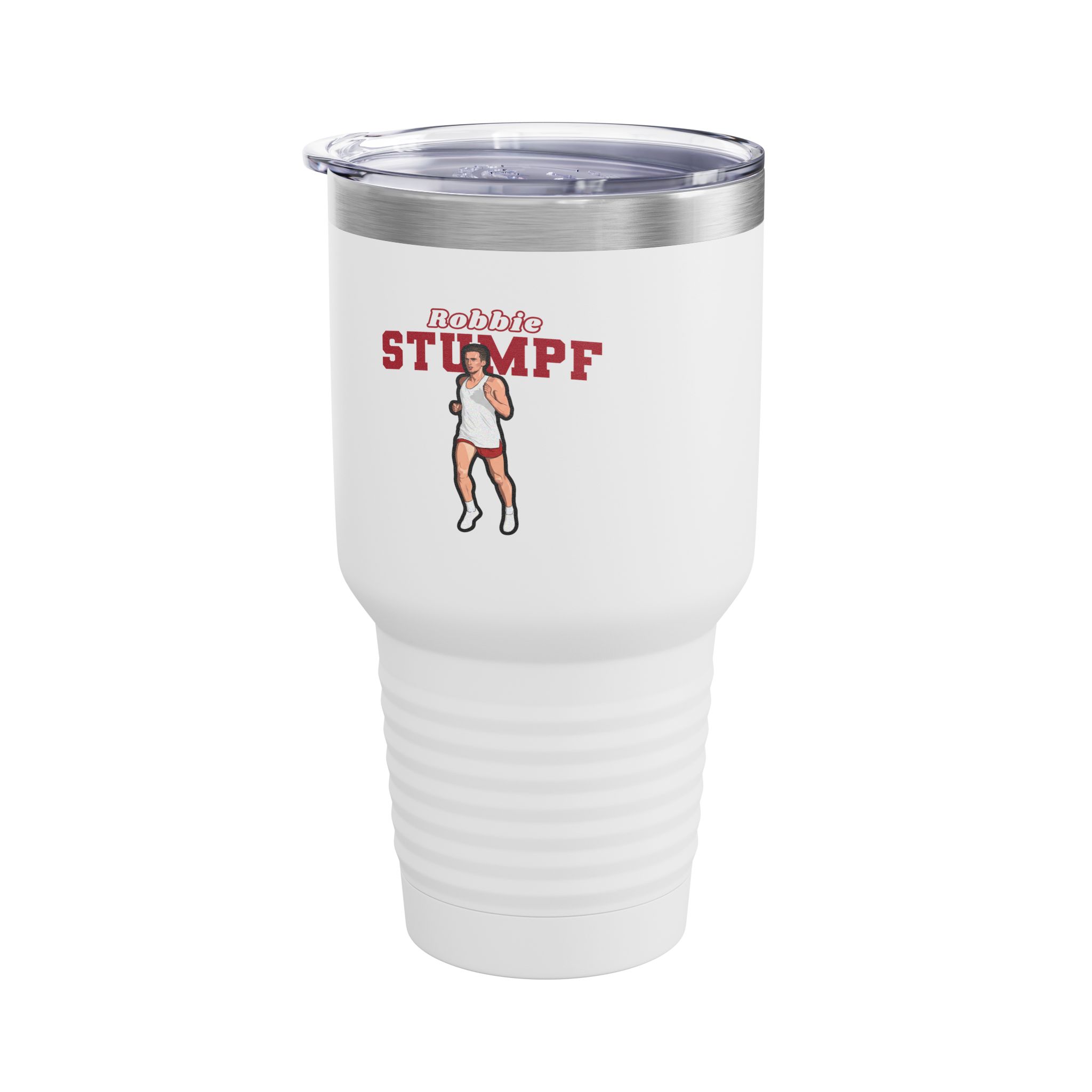 30oz Tumbler — character_name_arch in White