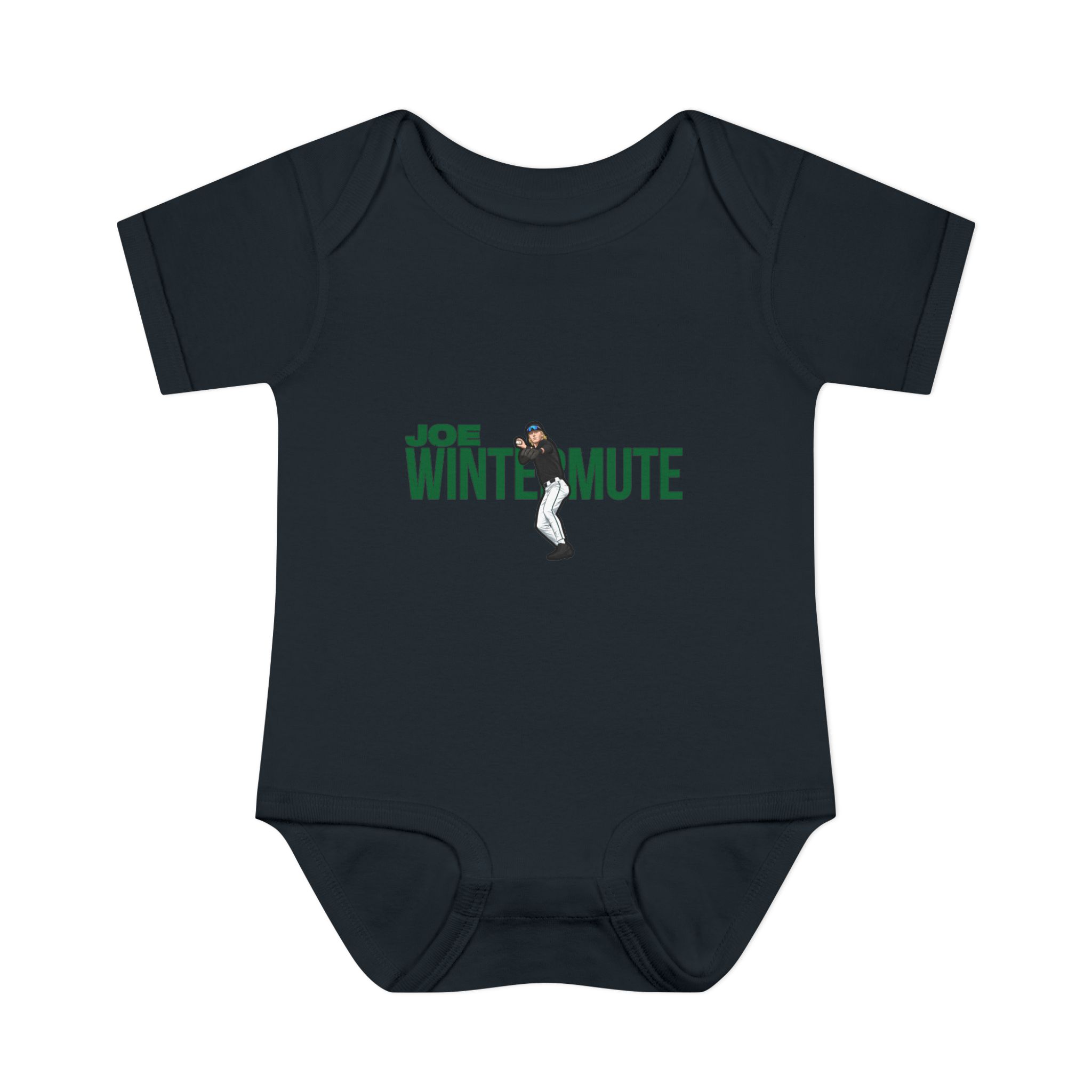 Baby Onesie — character_player_name in Black