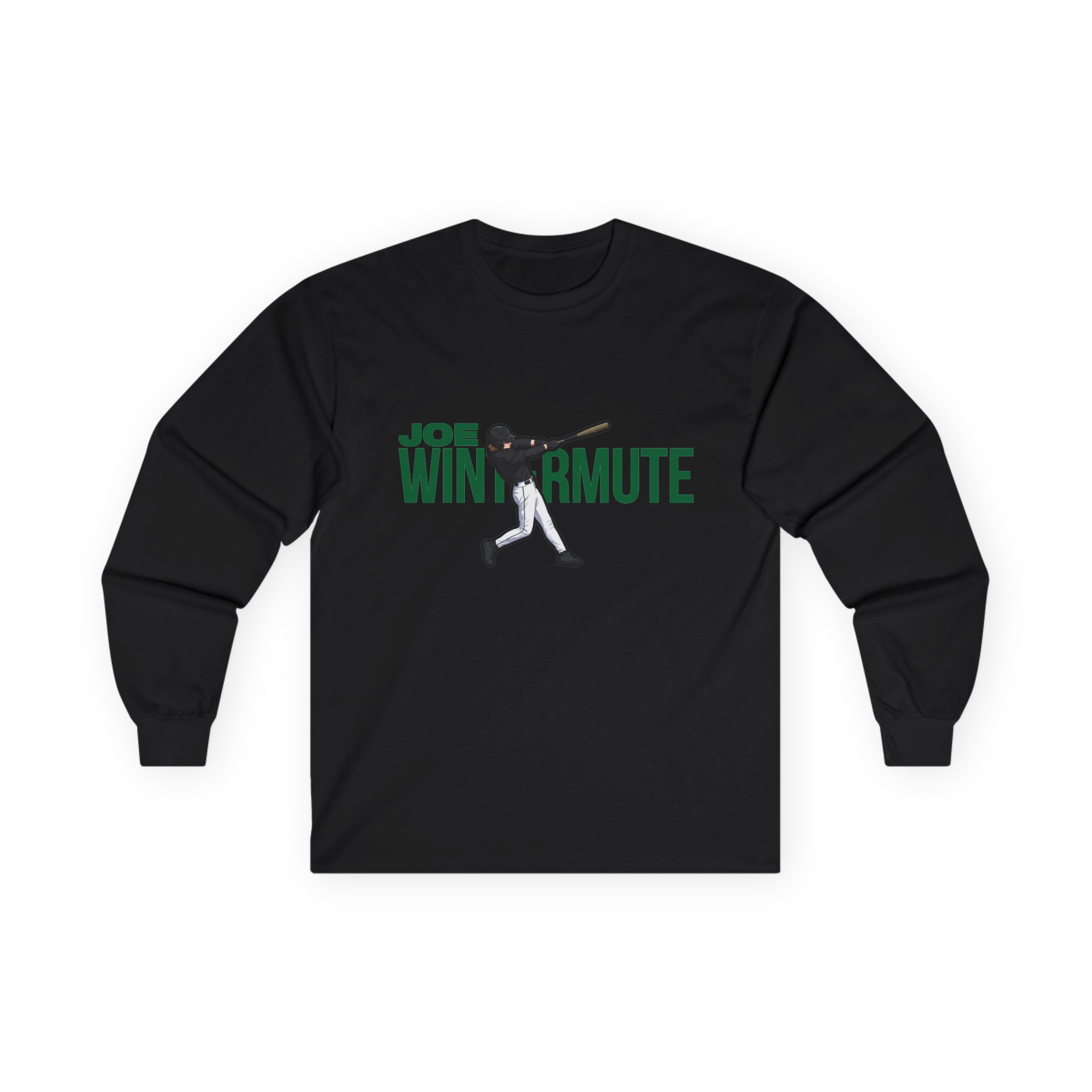 Long Sleeve Tee — character_player_name in Black