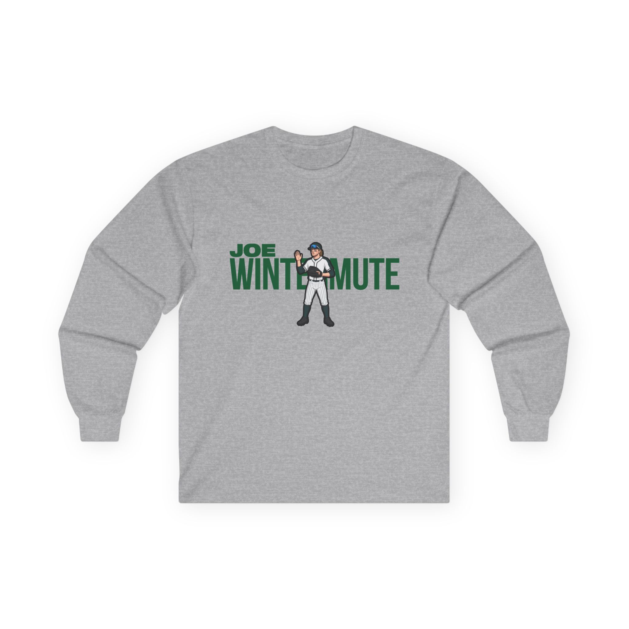 Long Sleeve Tee — character_player_name in Grey