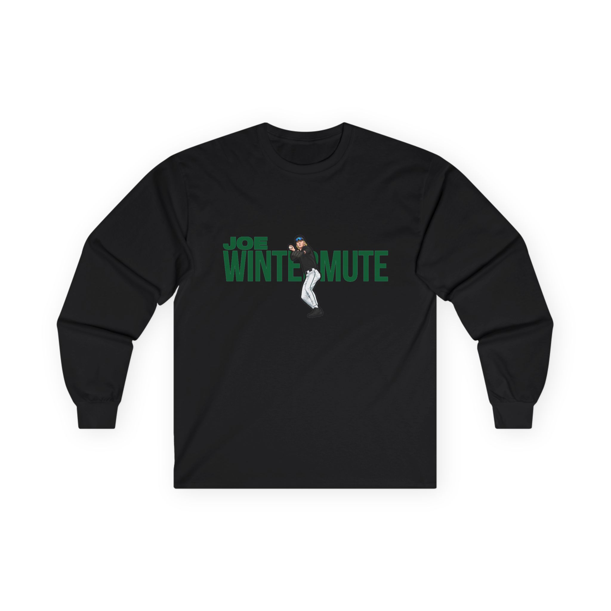 Long Sleeve Tee — character_player_name in Black
