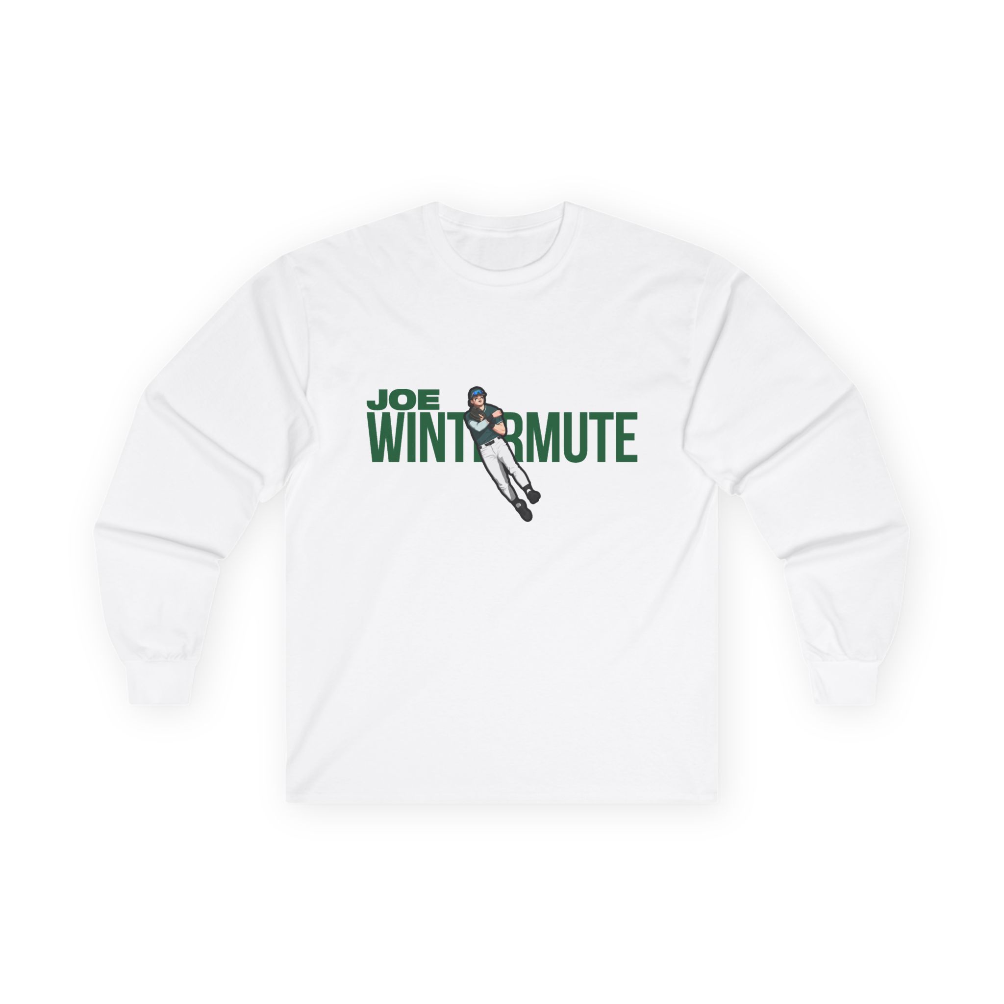 Long Sleeve Tee — character_player_name in White