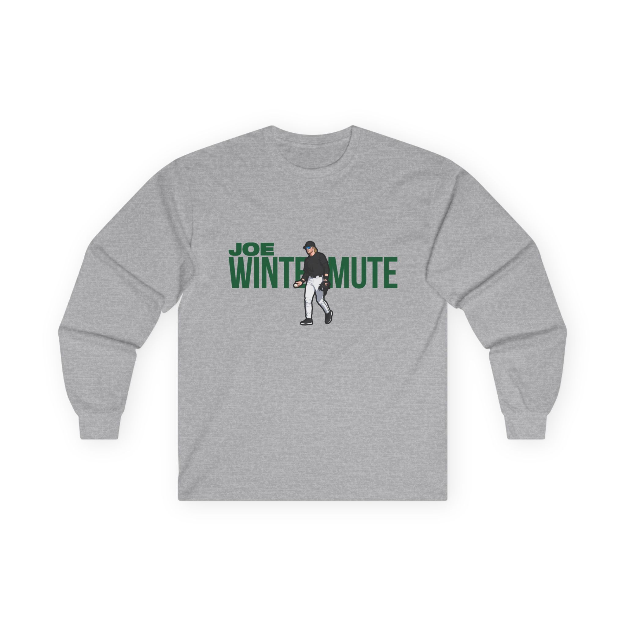 Long Sleeve Tee — character_player_name in Grey
