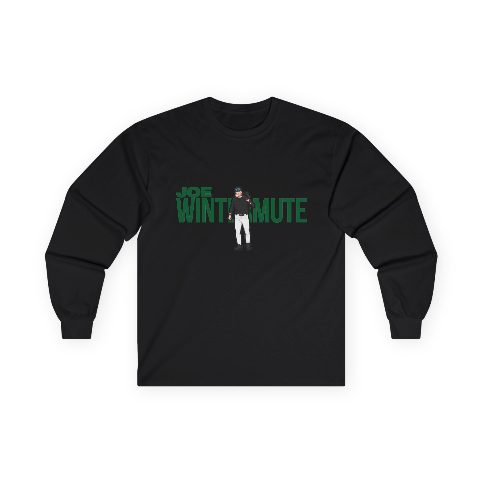 Long Sleeve Tee — character_player_name in Black