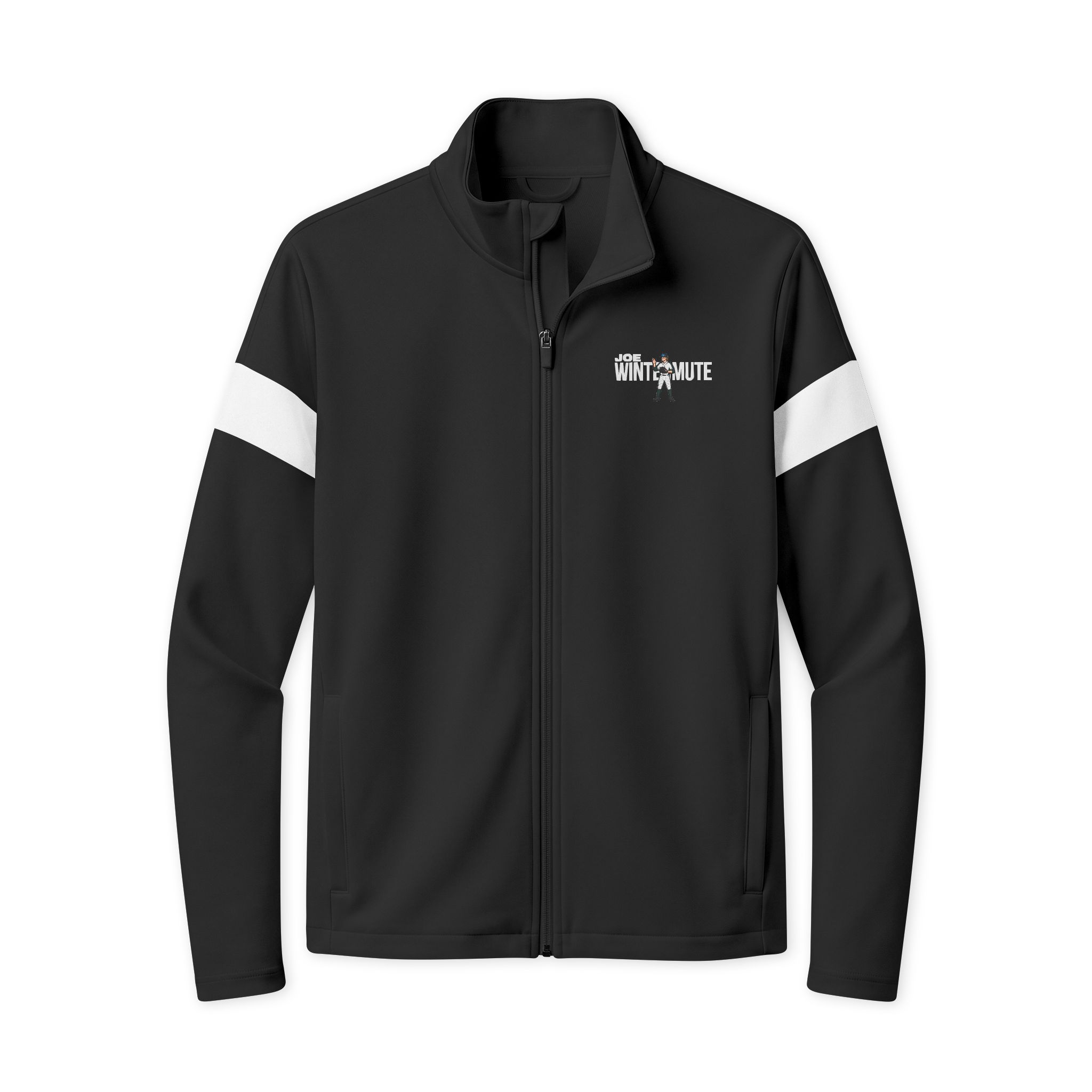 Travel Full-Zip Jacket — character_player_name in Black/ White