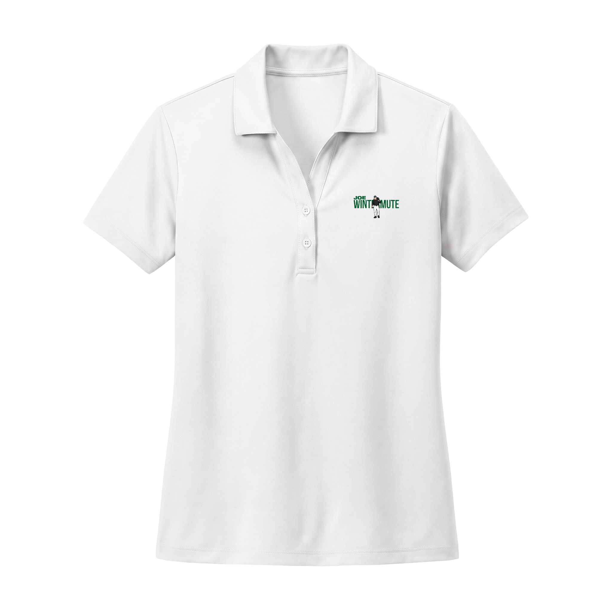 Women's Polo — character_player_name in White