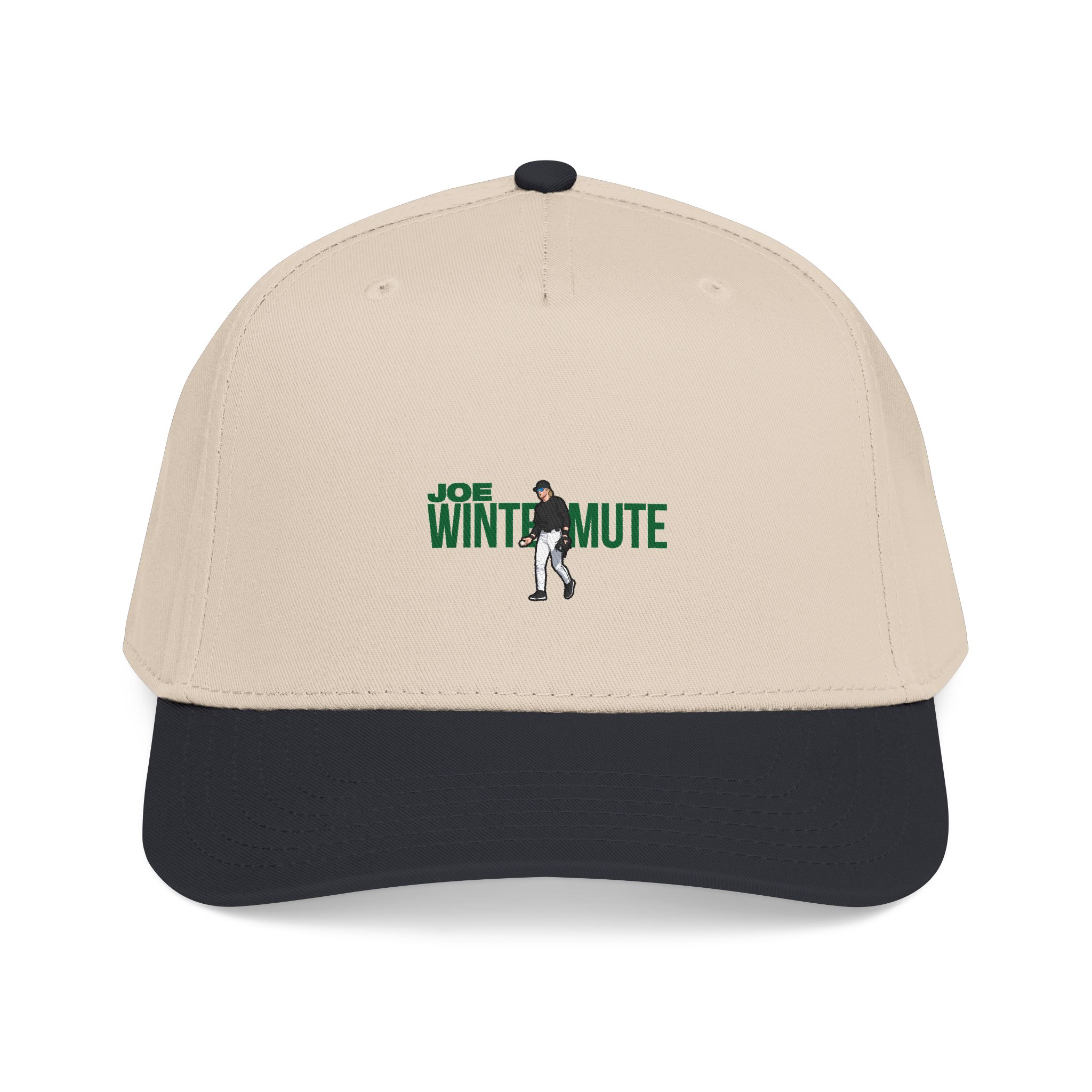 Baseball Cap — character_player_name in Black / Natural