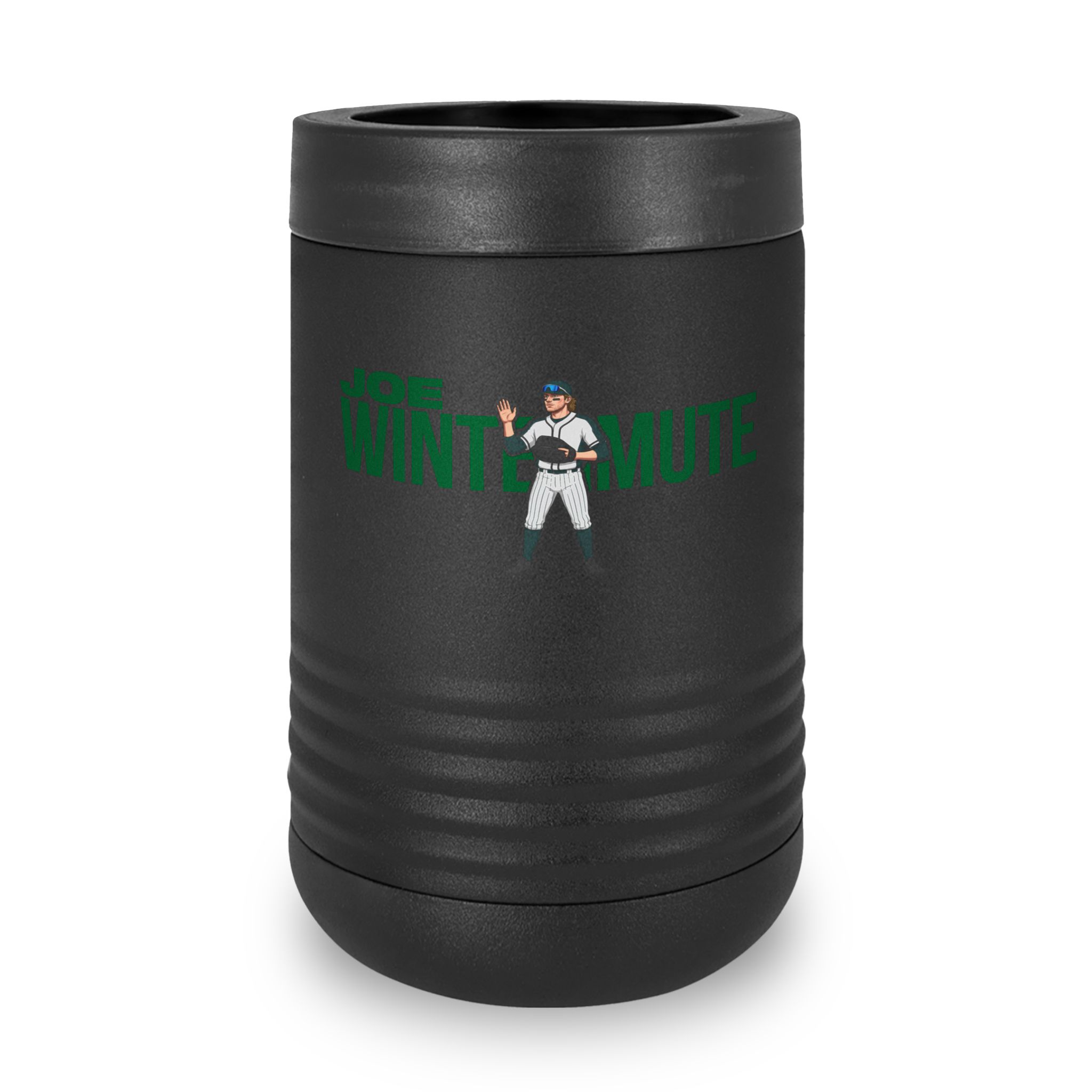 Stainless Can Cooler — character_player_name in Black