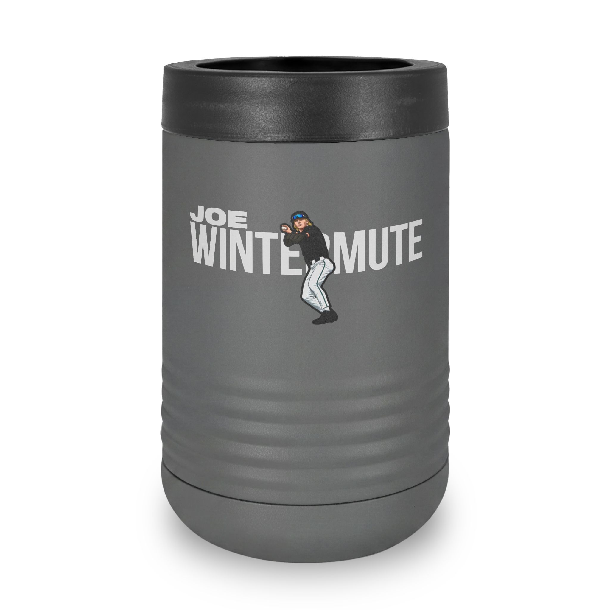 Stainless Can Cooler — character_player_name in Grey