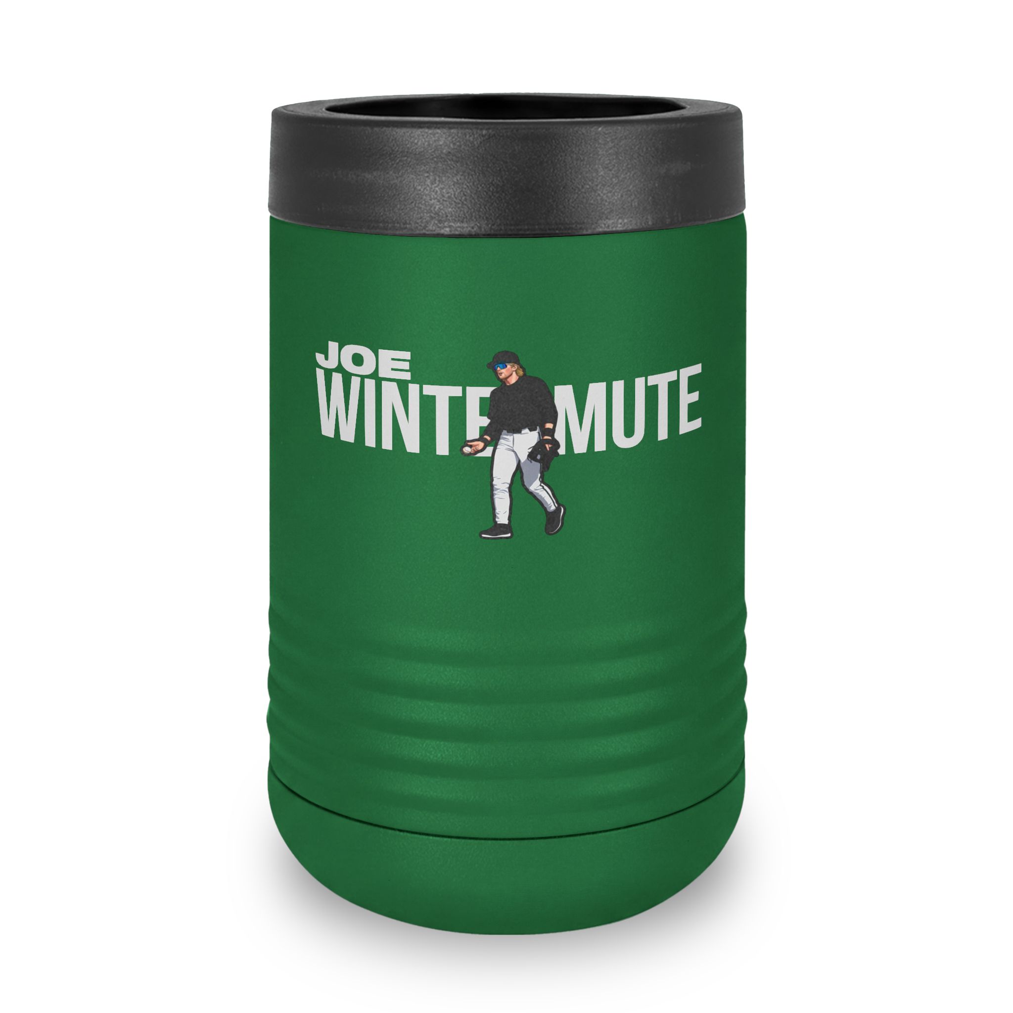 Stainless Can Cooler — character_player_name in Green