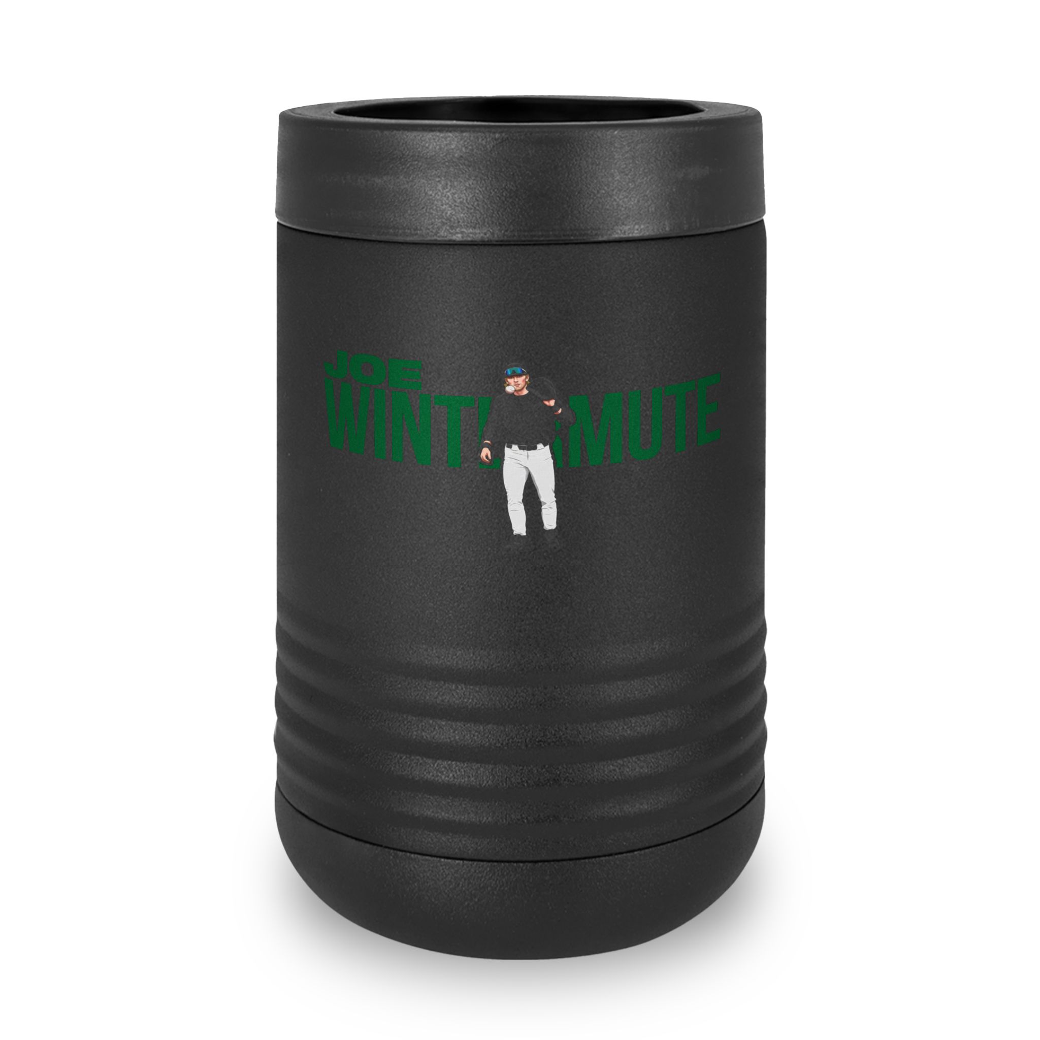 Stainless Can Cooler — character_player_name in Black