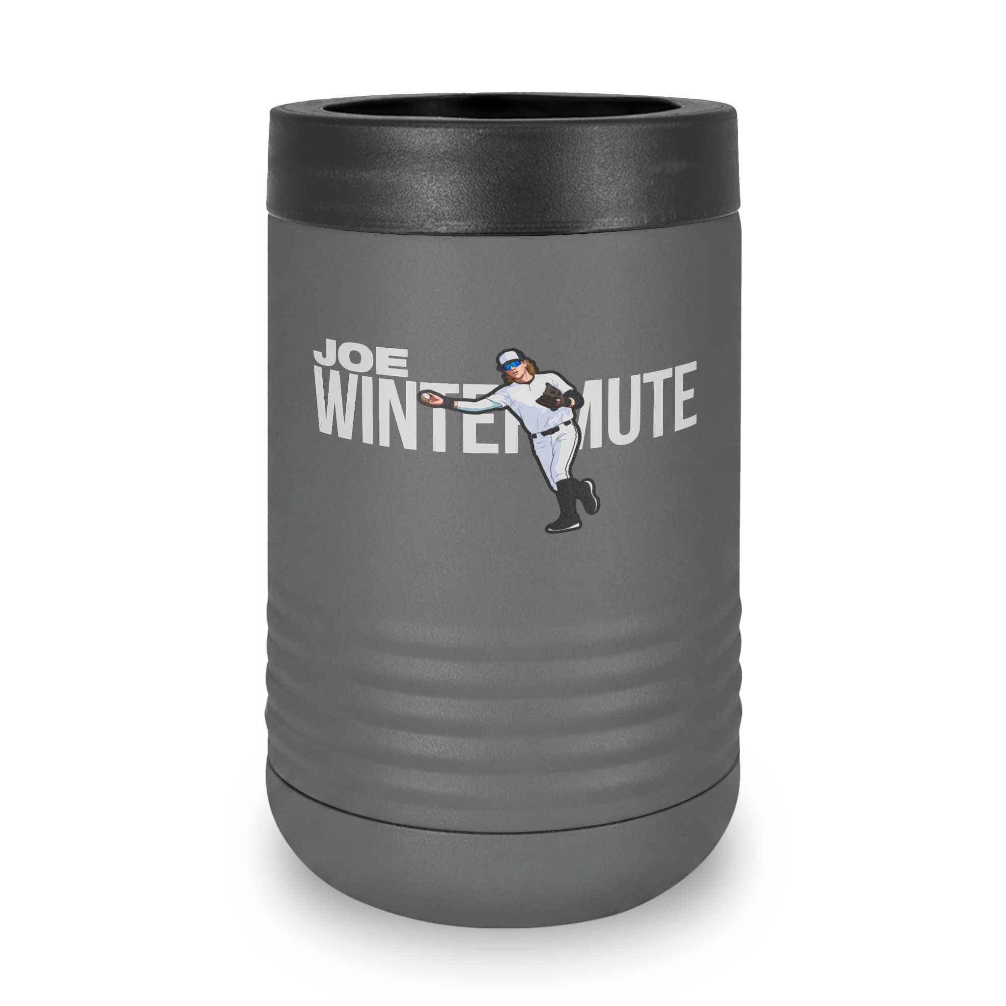 Stainless Can Cooler — character_player_name in Grey