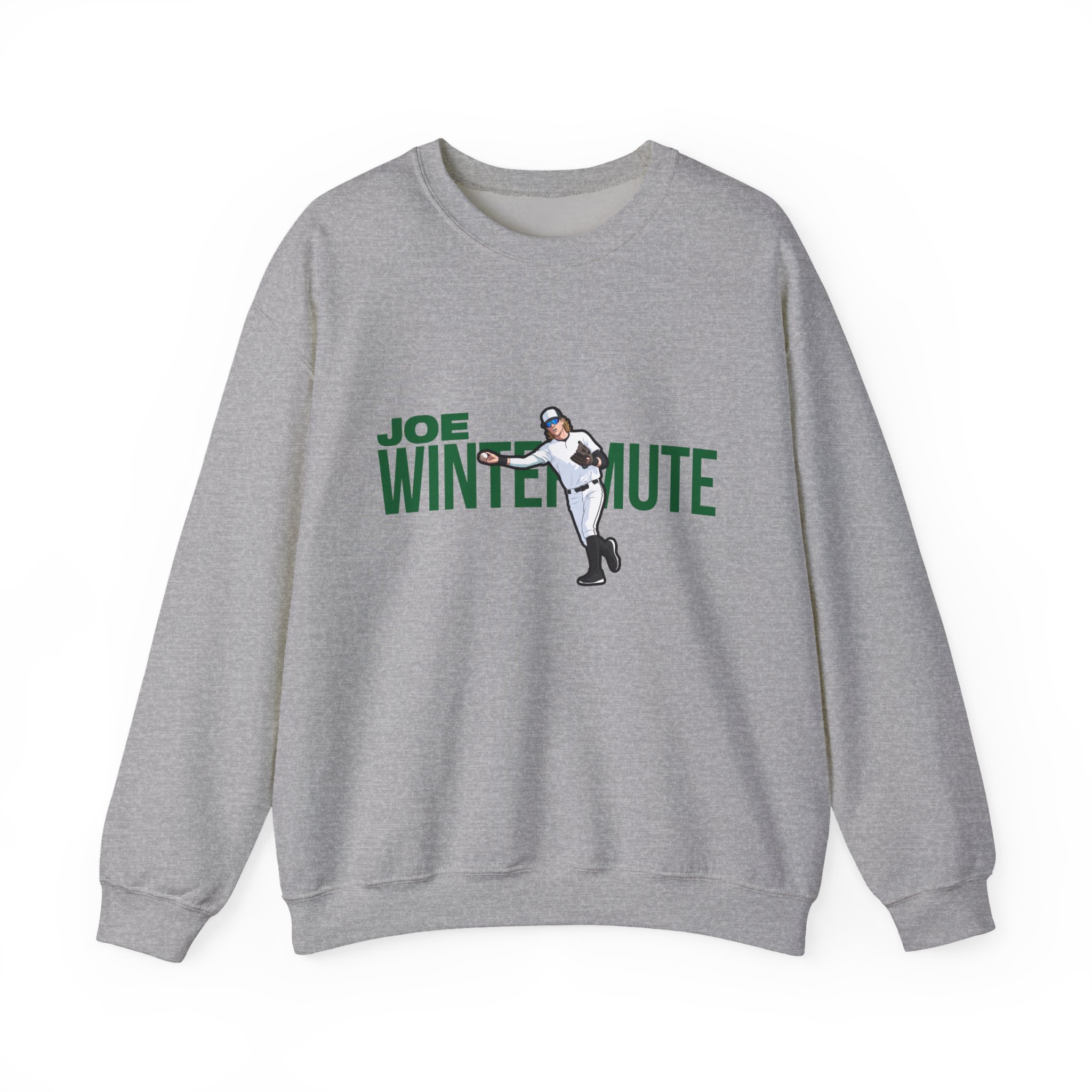 Crewneck Sweatshirt — character_player_name in Grey