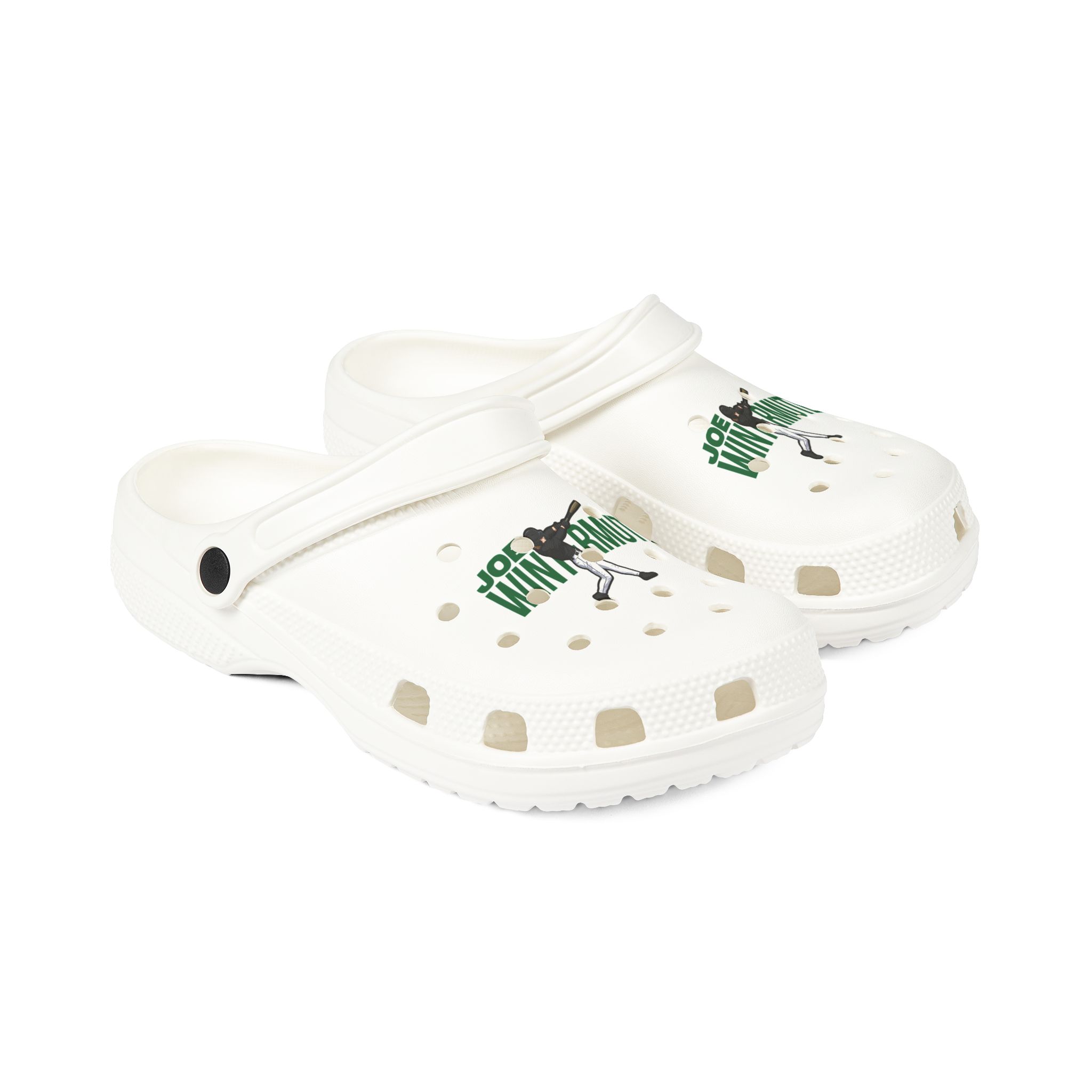 Rubber Clogs — character_player_name in White