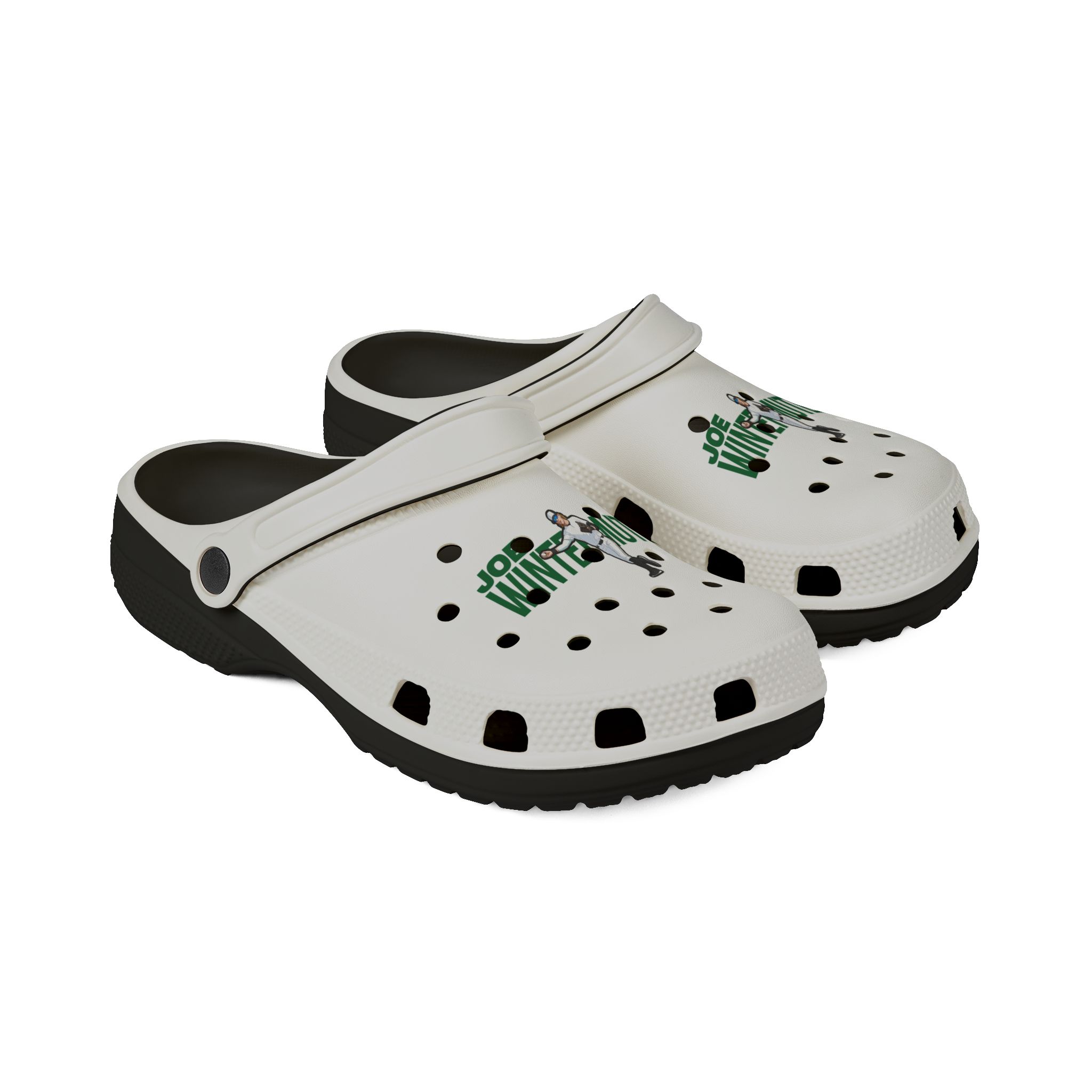 Rubber Clogs — character_player_name in Black