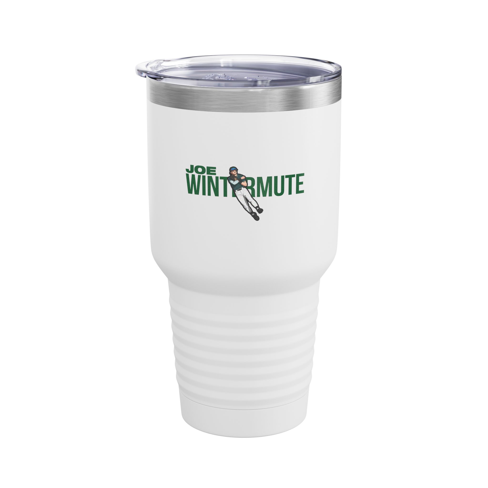 30oz Tumbler — character_player_name in White