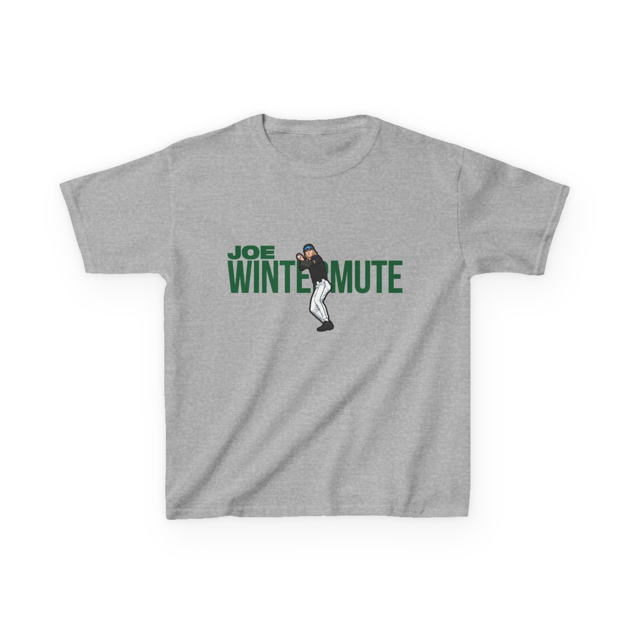 Youth Tee — character_player_name in Grey
