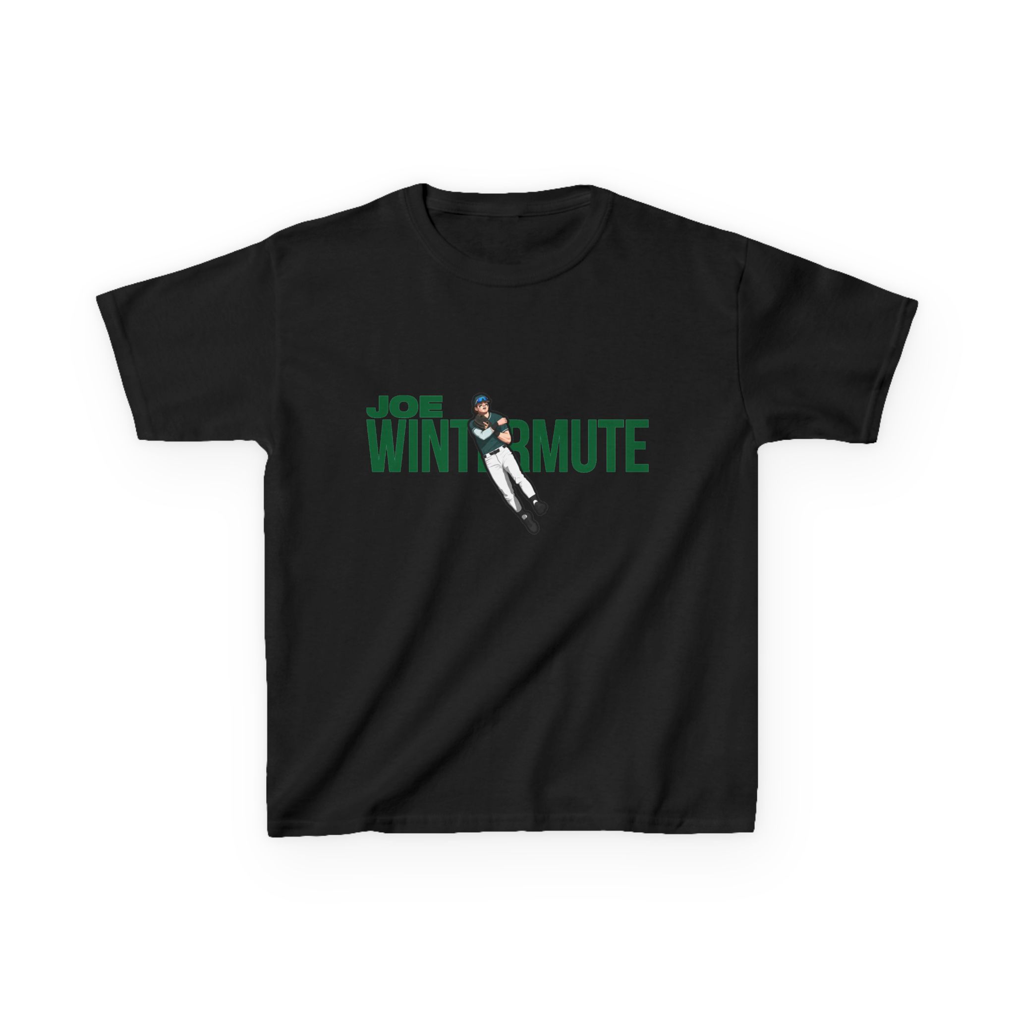 Youth Tee — character_player_name in Black
