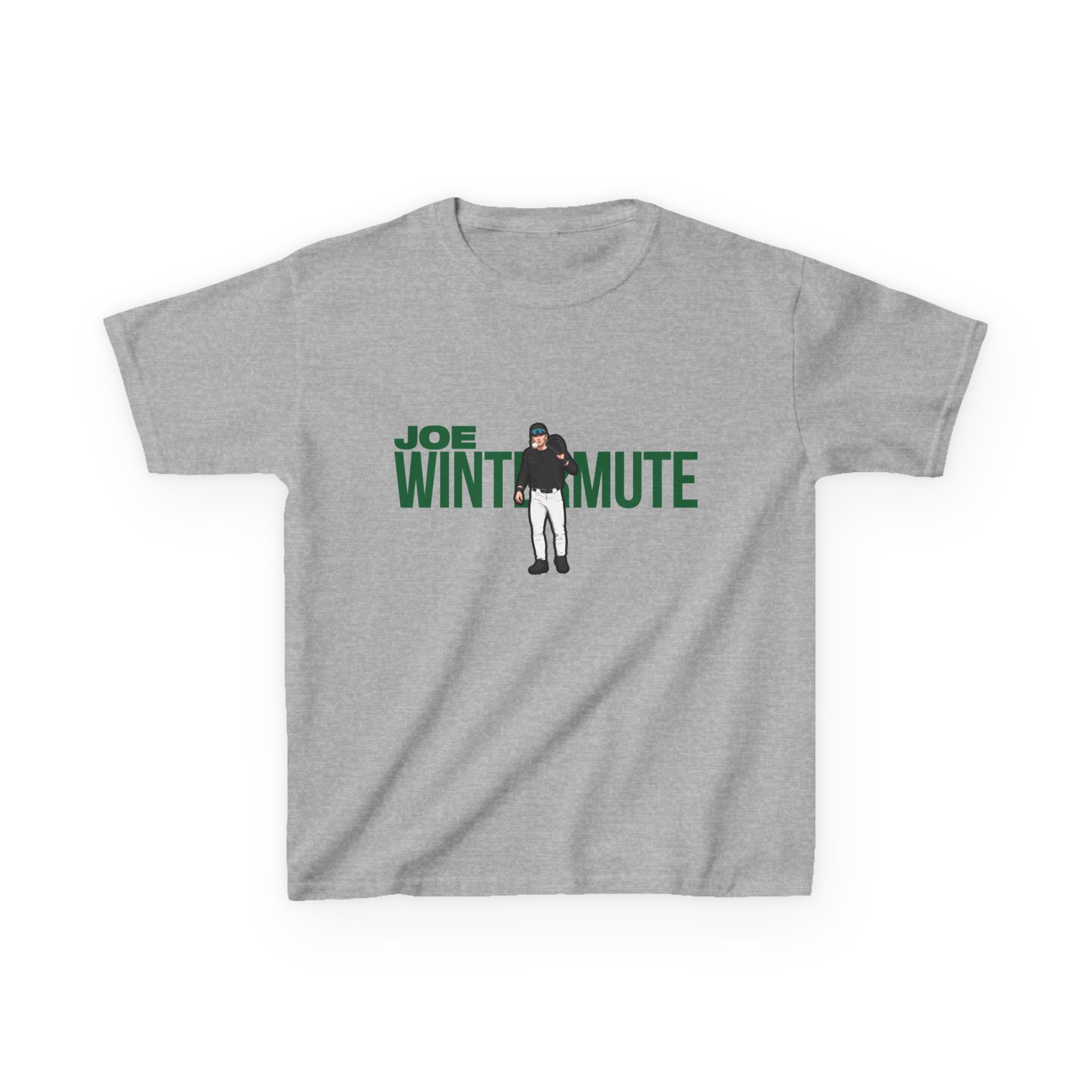 Youth Tee — character_player_name in Grey