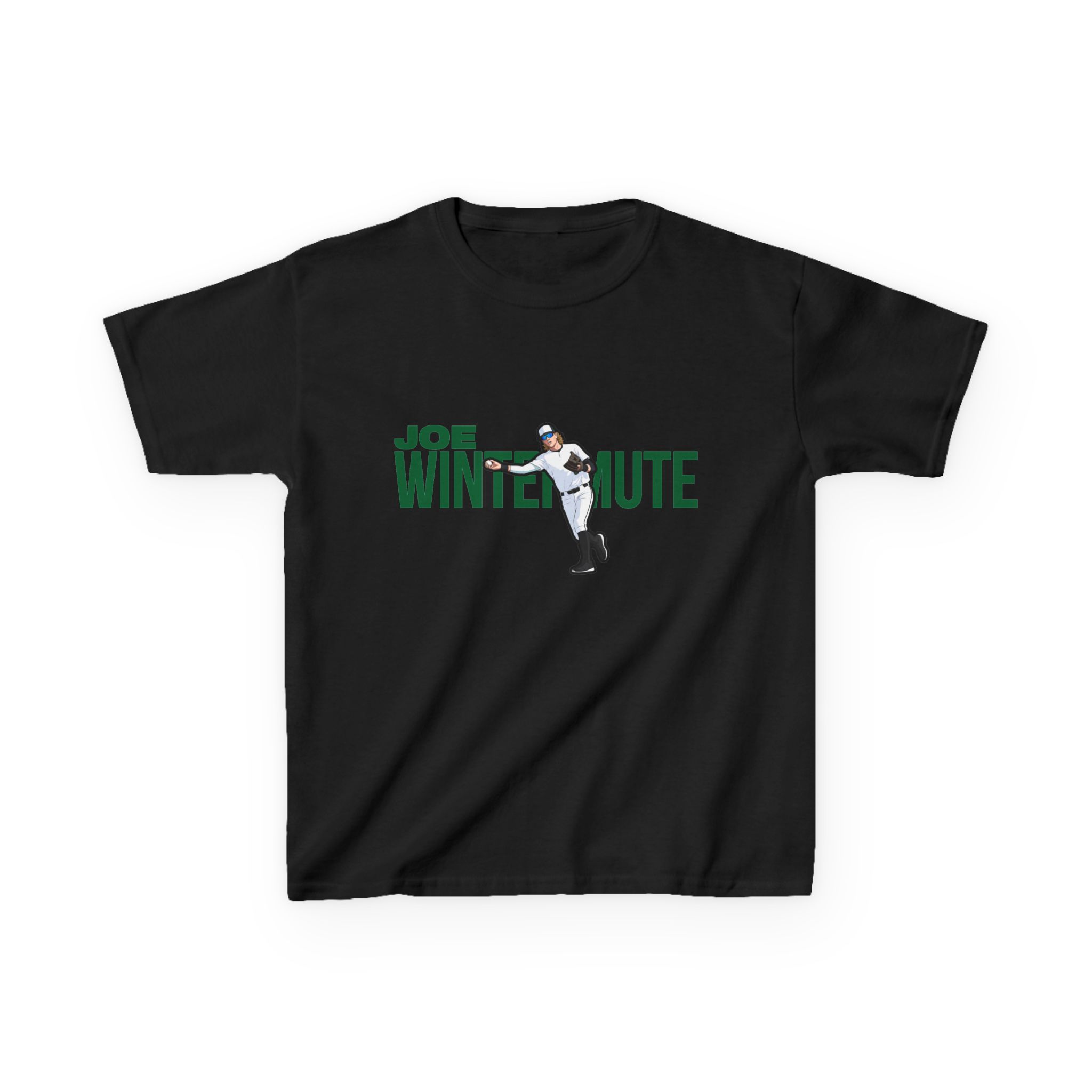 Youth Tee — character_player_name in Black
