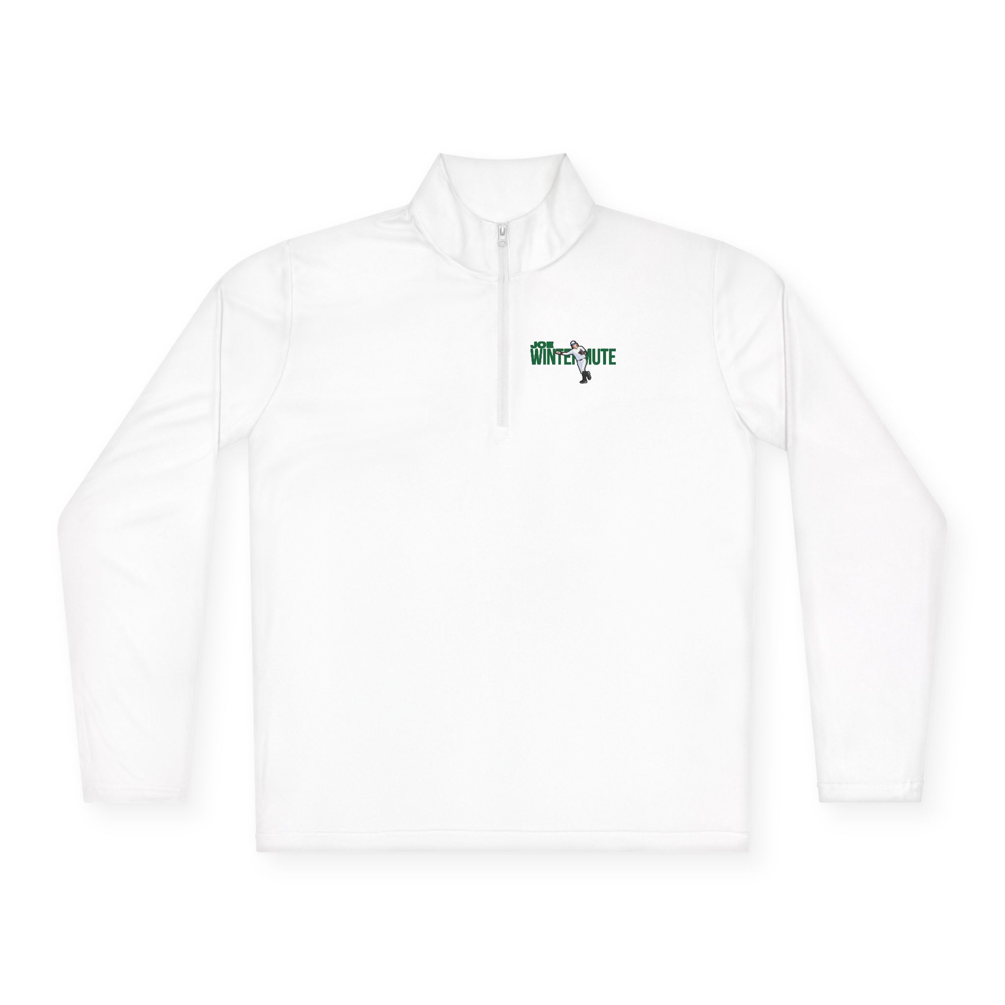 Q-Zip Pullover — character_player_name in White