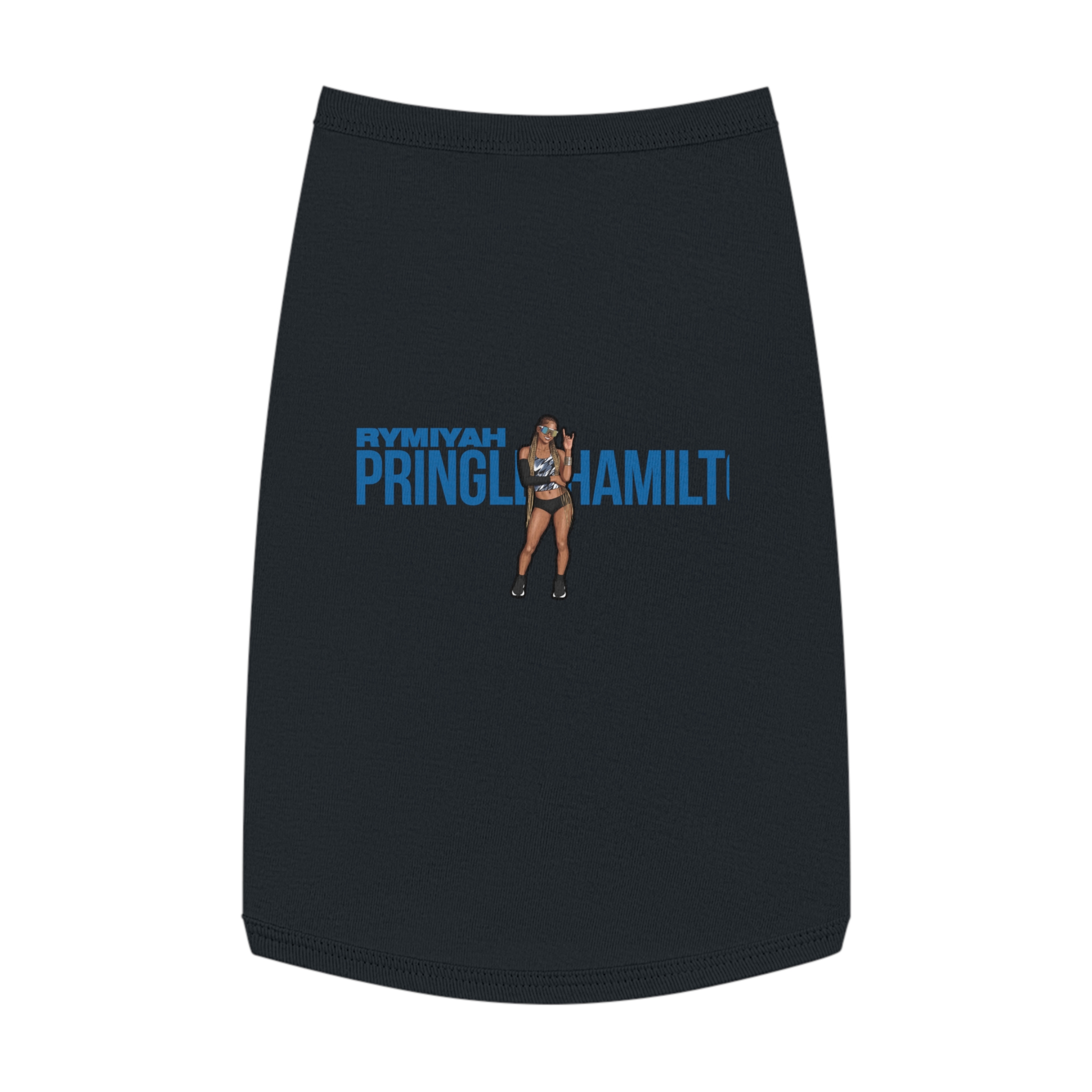 Pet Tank Top — character_player_name in White