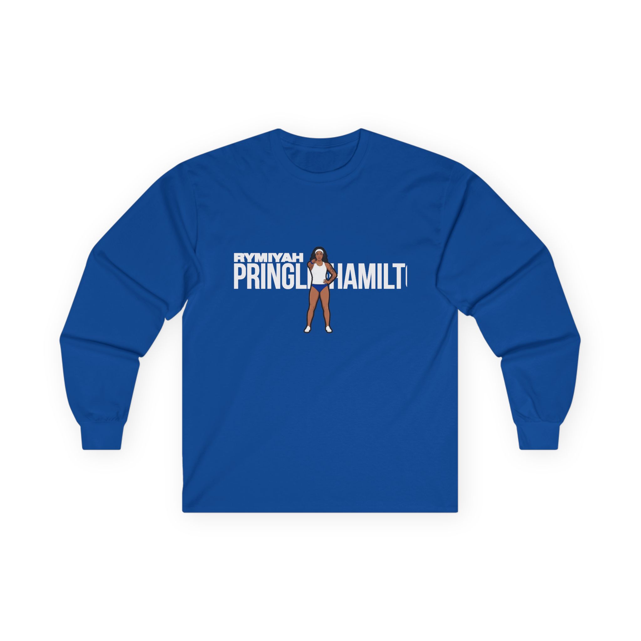 Long Sleeve Tee — character_player_name in Royal