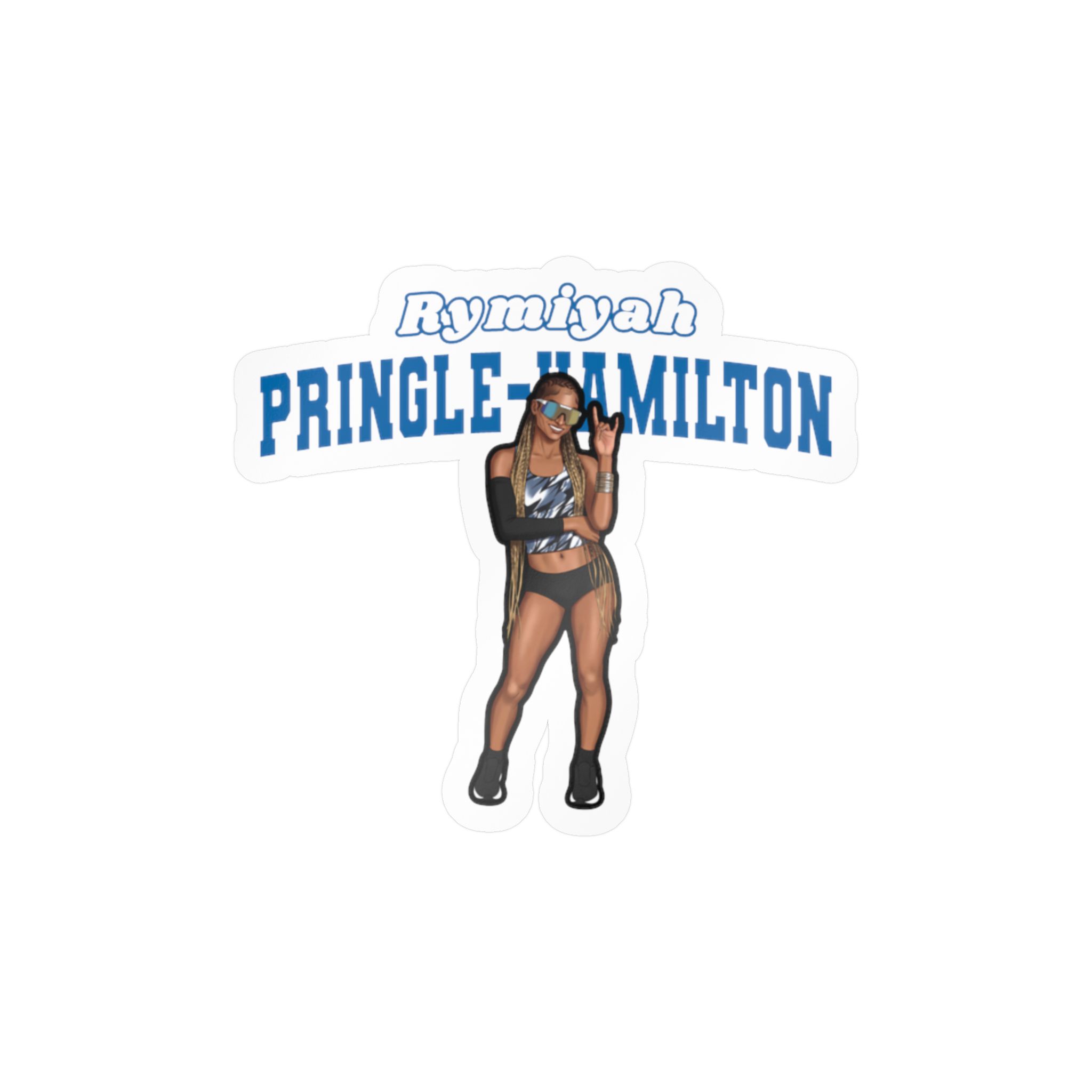 Vinyl Sticker — character_name_arch in Classic