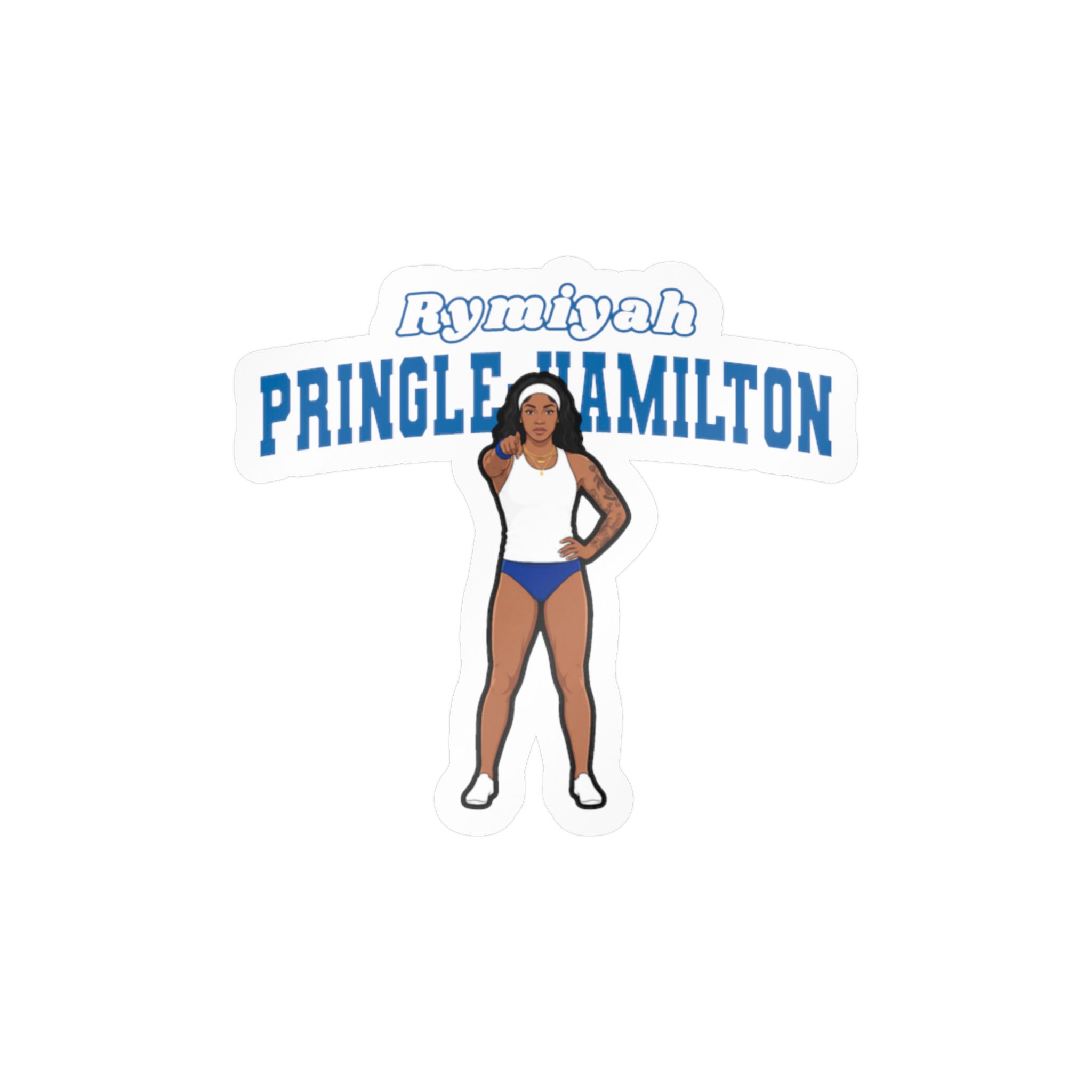 Vinyl Sticker — character_name_arch in Classic