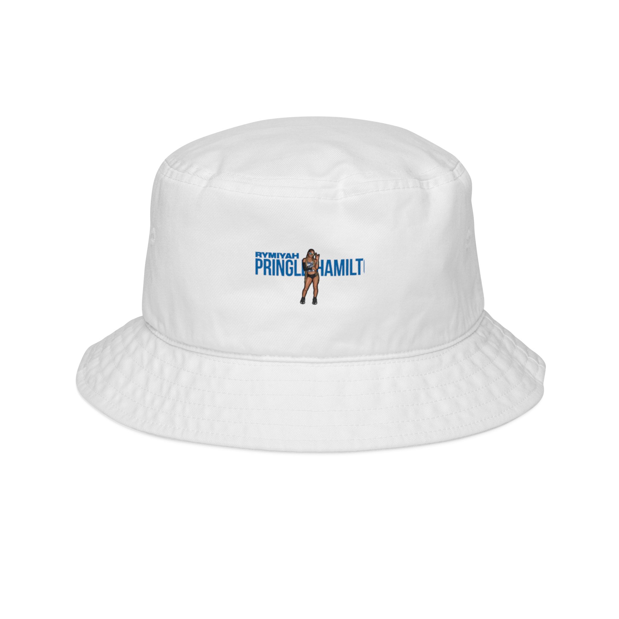 Bucket Hat — character_player_name in White