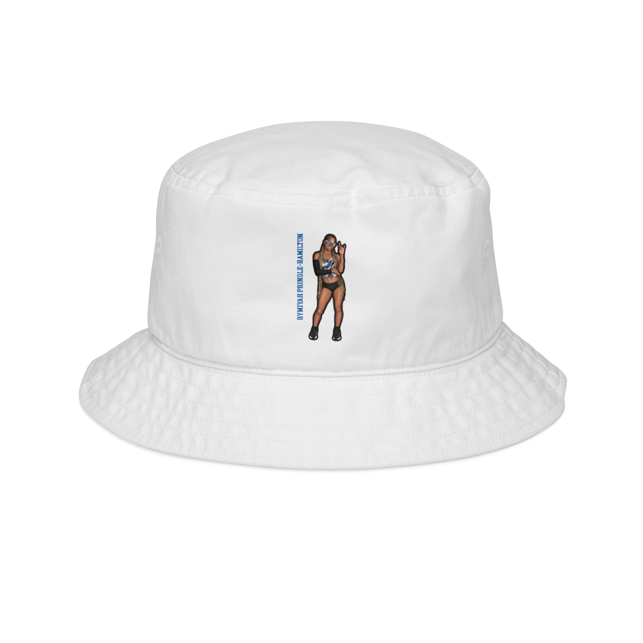 Bucket Hat — character_name_vertical in White