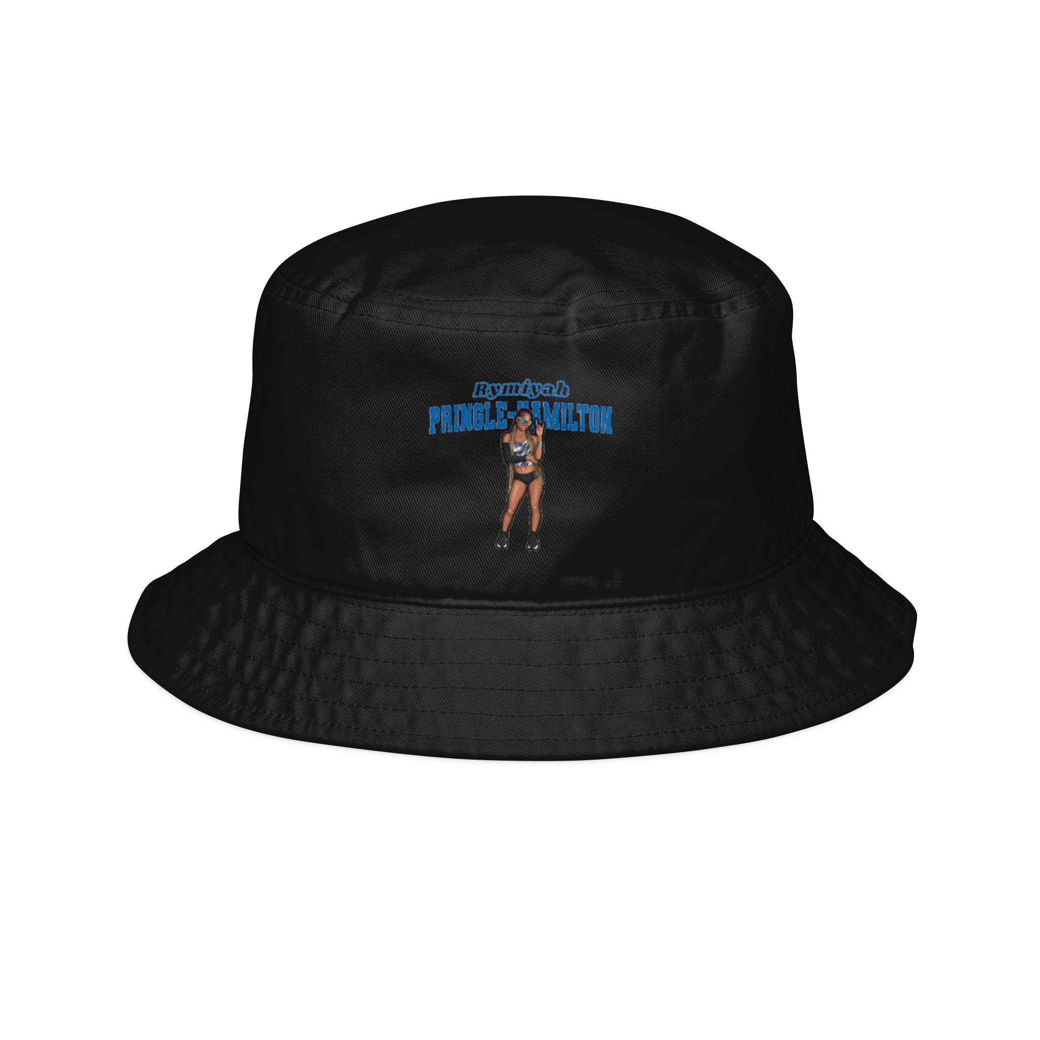 Bucket Hat — character_name_arch in Black