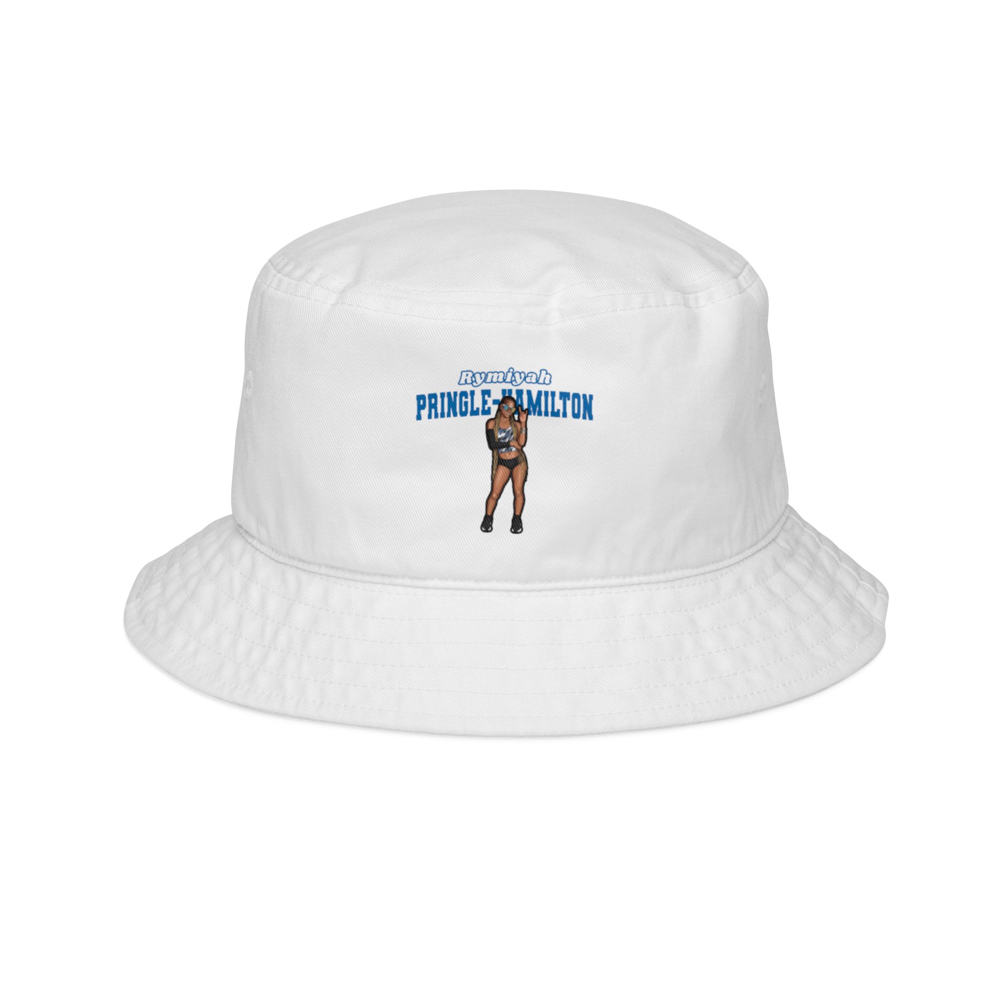 Bucket Hat — character_name_arch in White