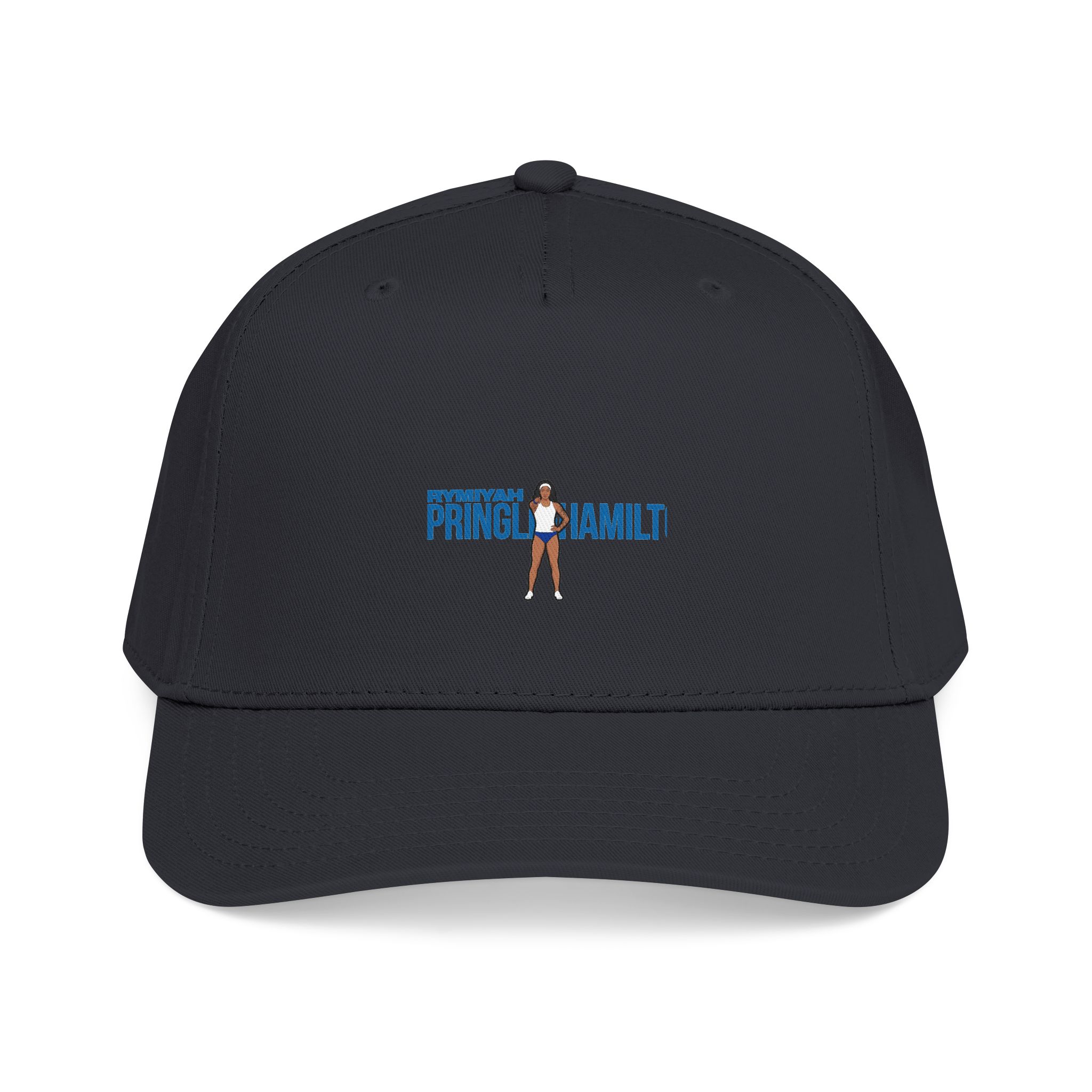 Baseball Cap — character_player_name in Black