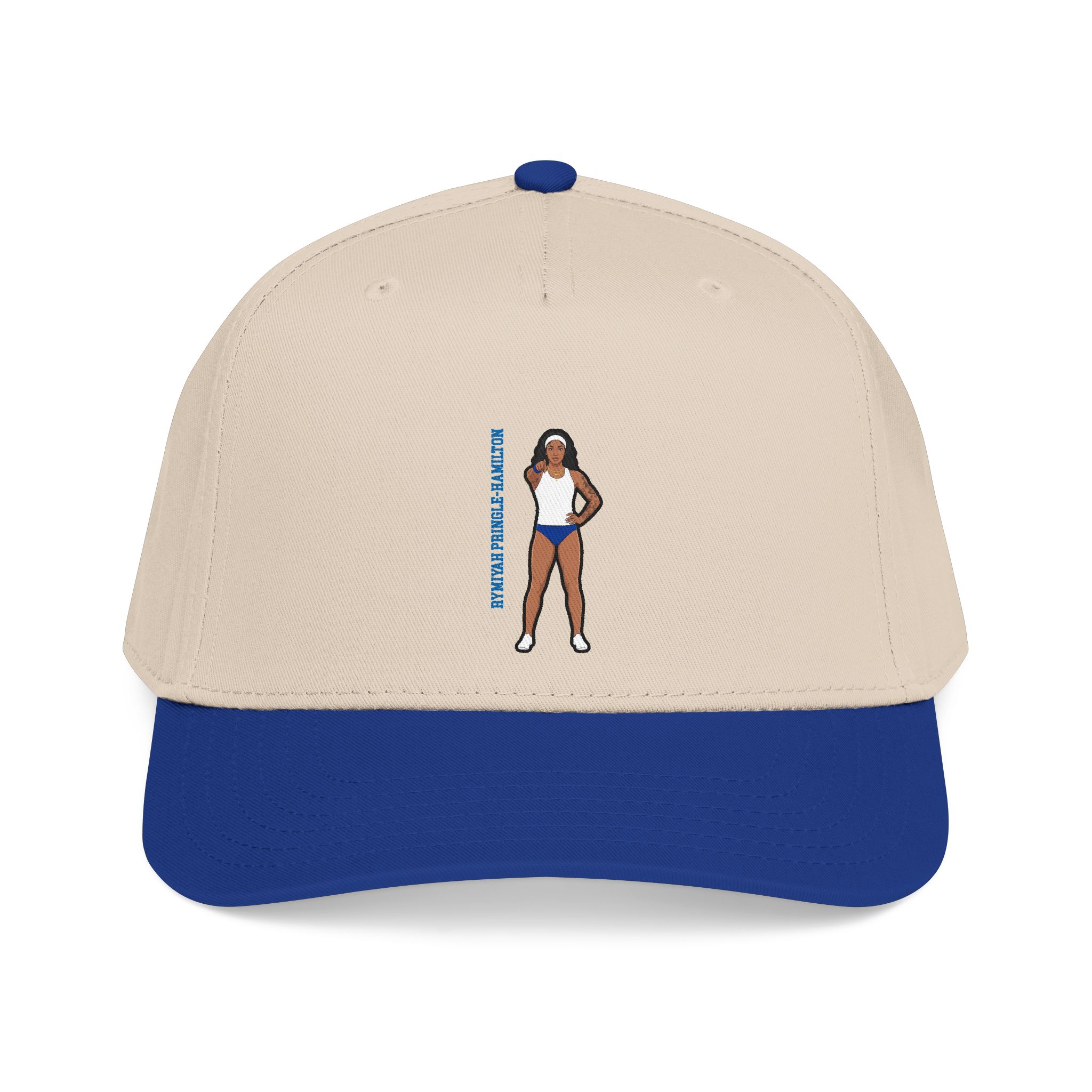 Baseball Cap — character_name_vertical in Royal / Natural