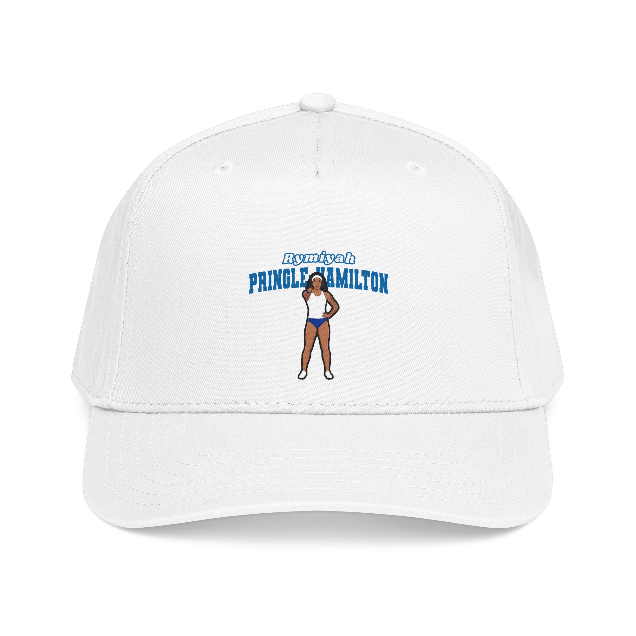 Baseball Cap — character_name_arch in White