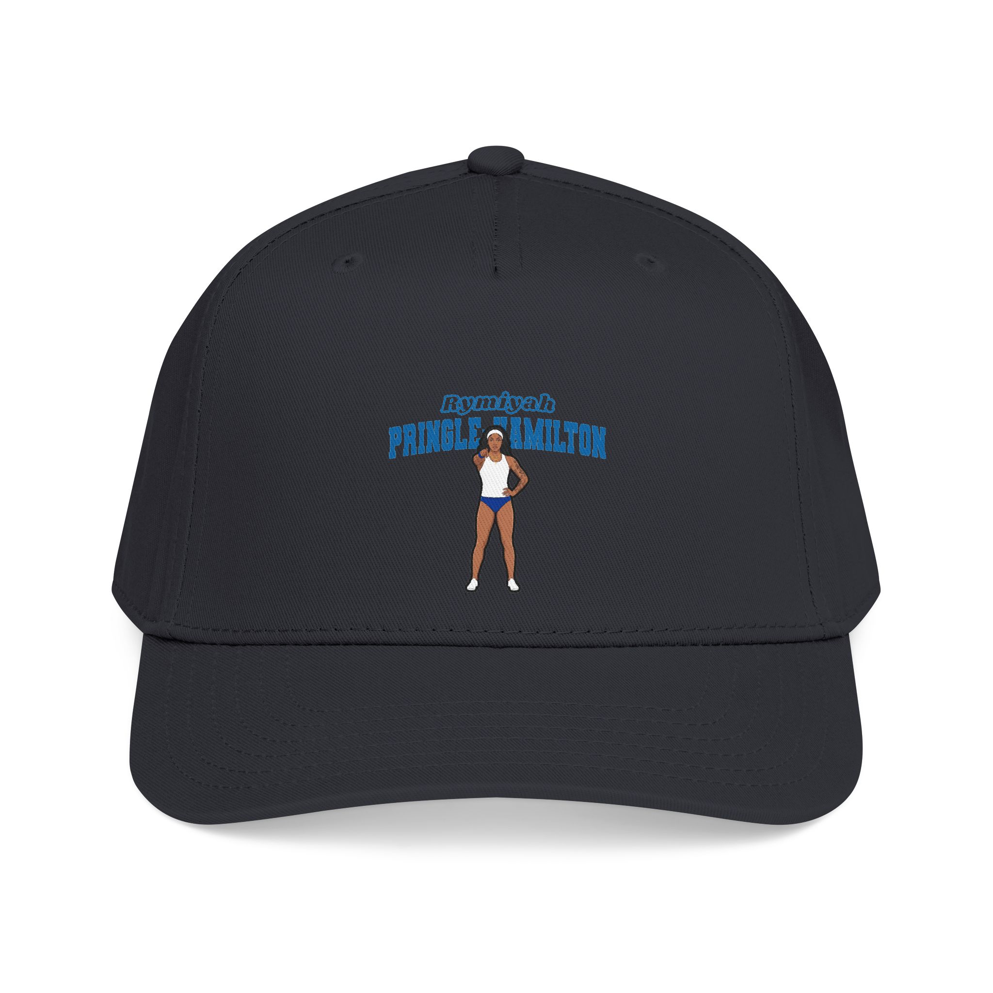 Baseball Cap — character_name_arch in Black