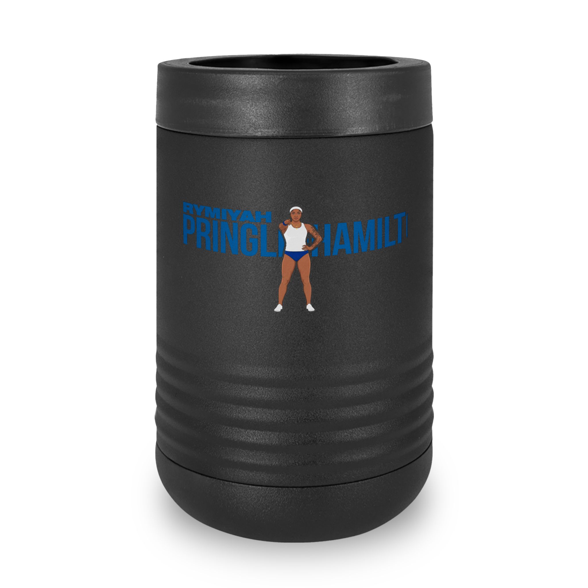 Stainless Can Cooler — character_player_name in Black
