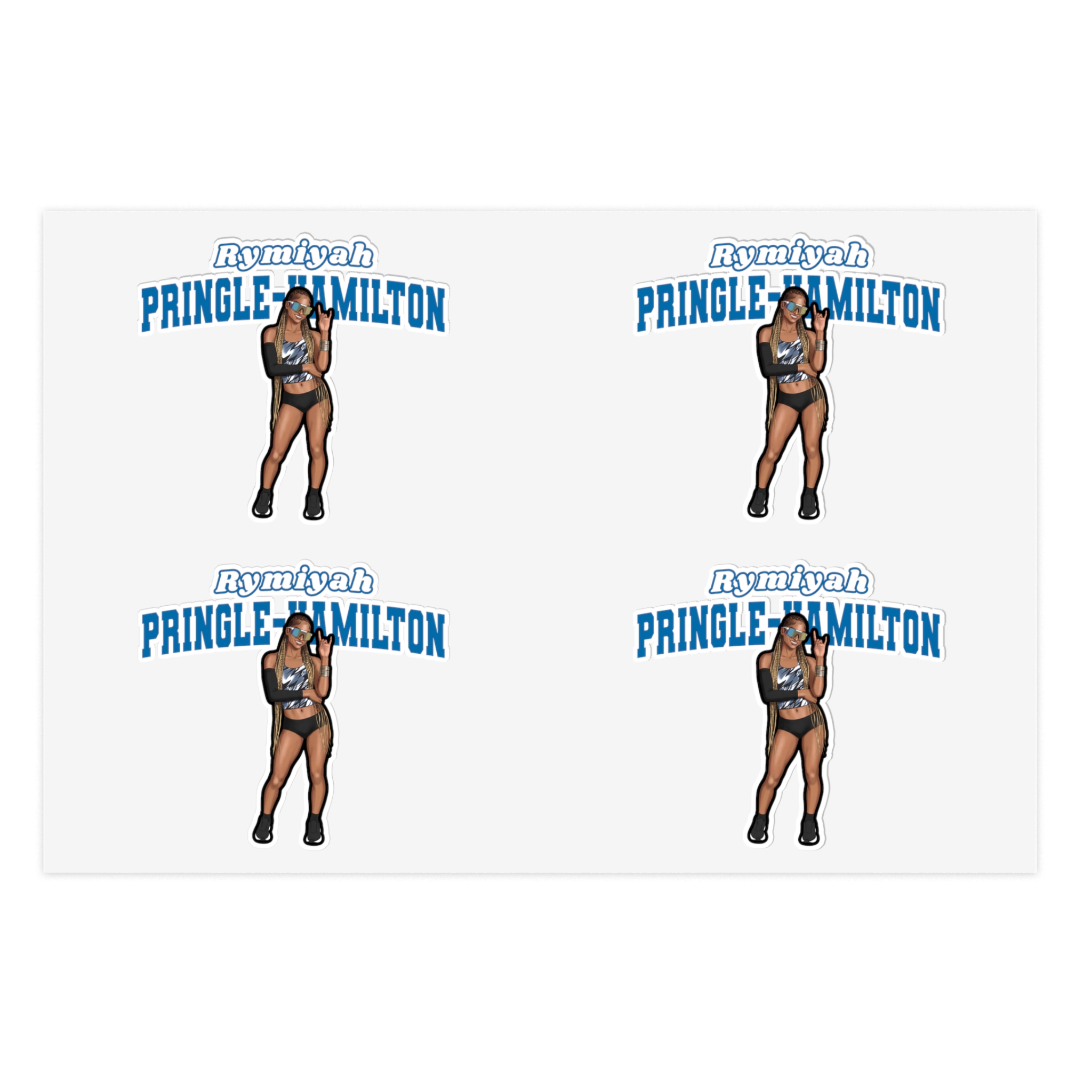 Sticker Sheet — character_name_arch in Classic