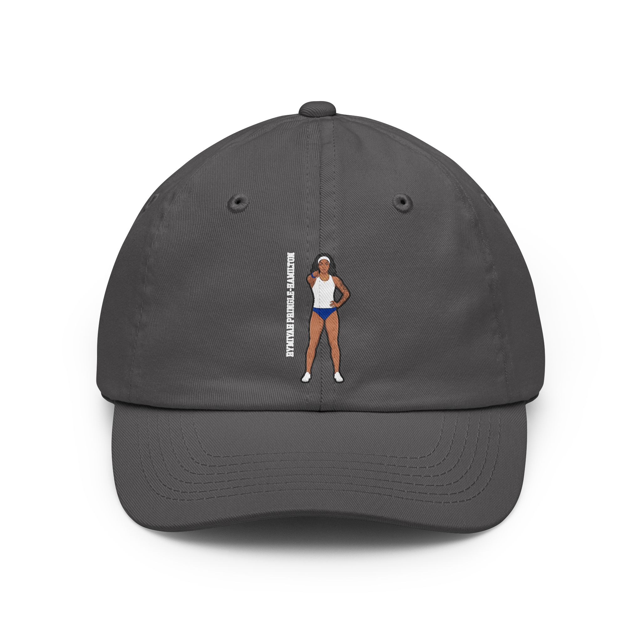 Classic Cap — character_name_vertical in Grey