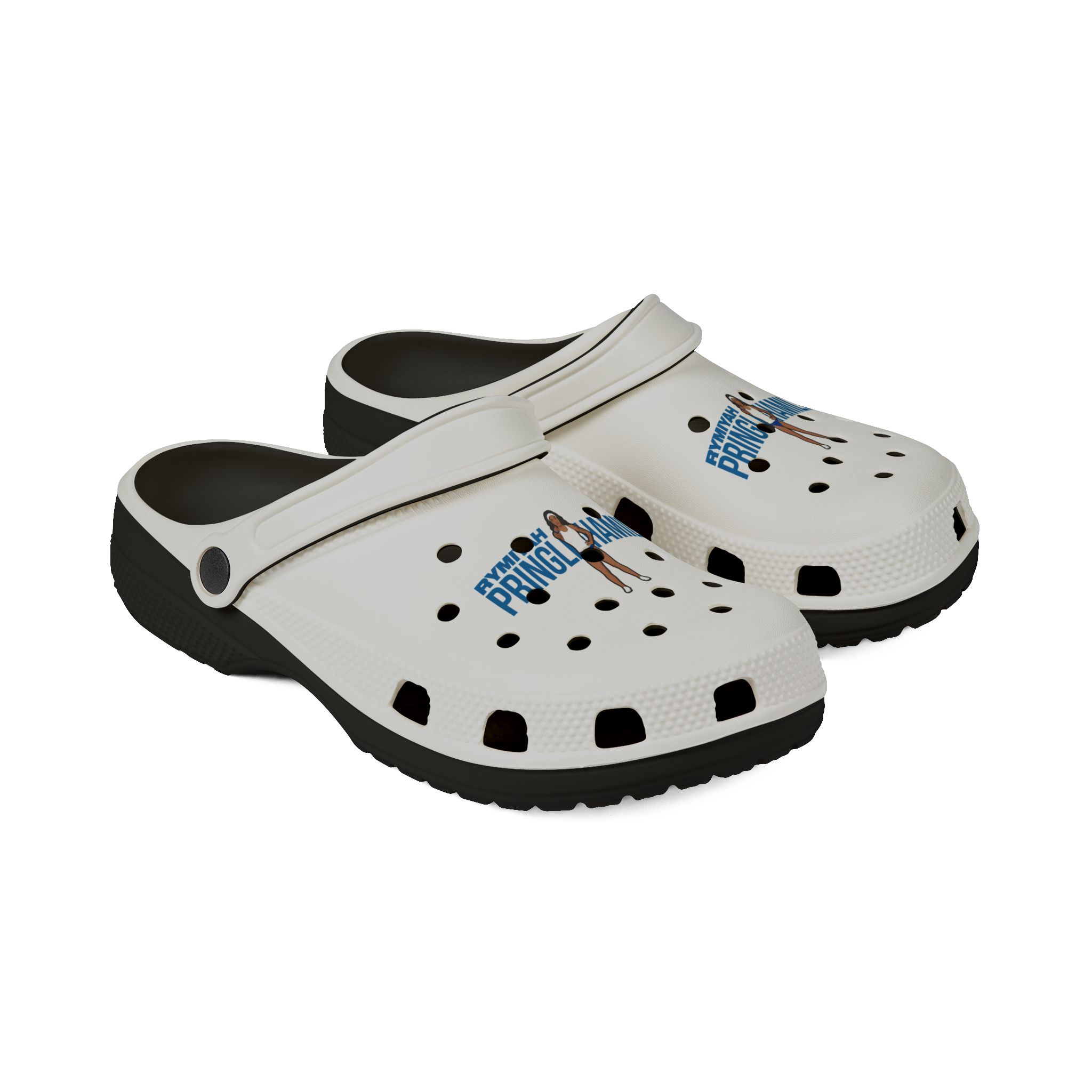 Rubber Clogs — character_player_name in Black