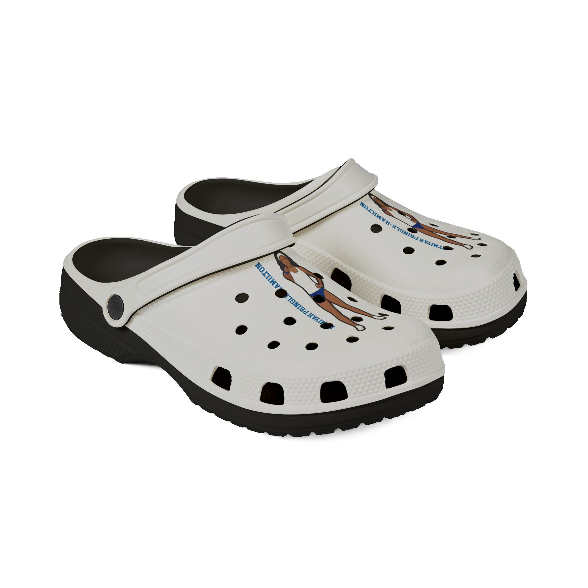 Rubber Clogs — character_name_vertical in Black
