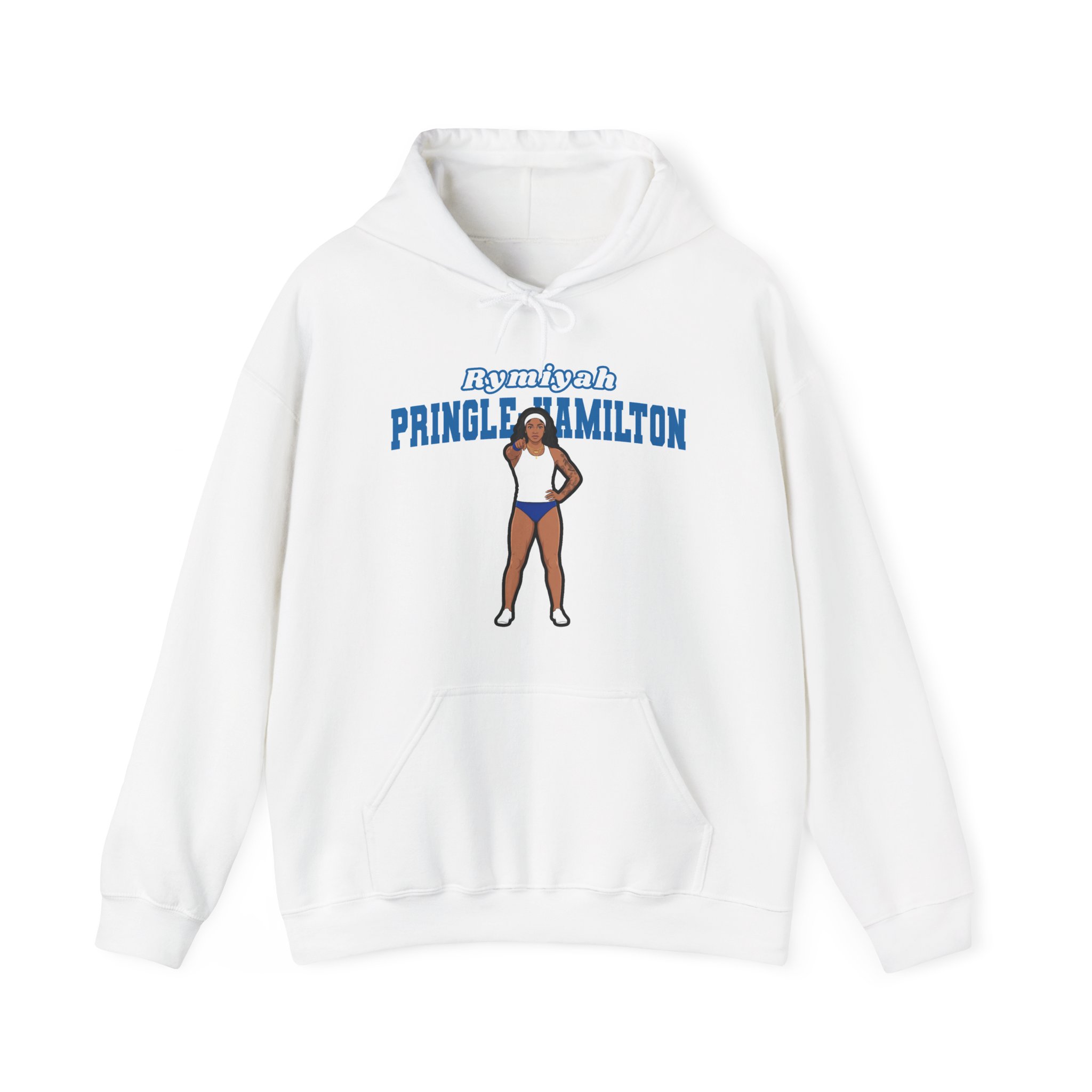 Hoodie — character_name_arch in White