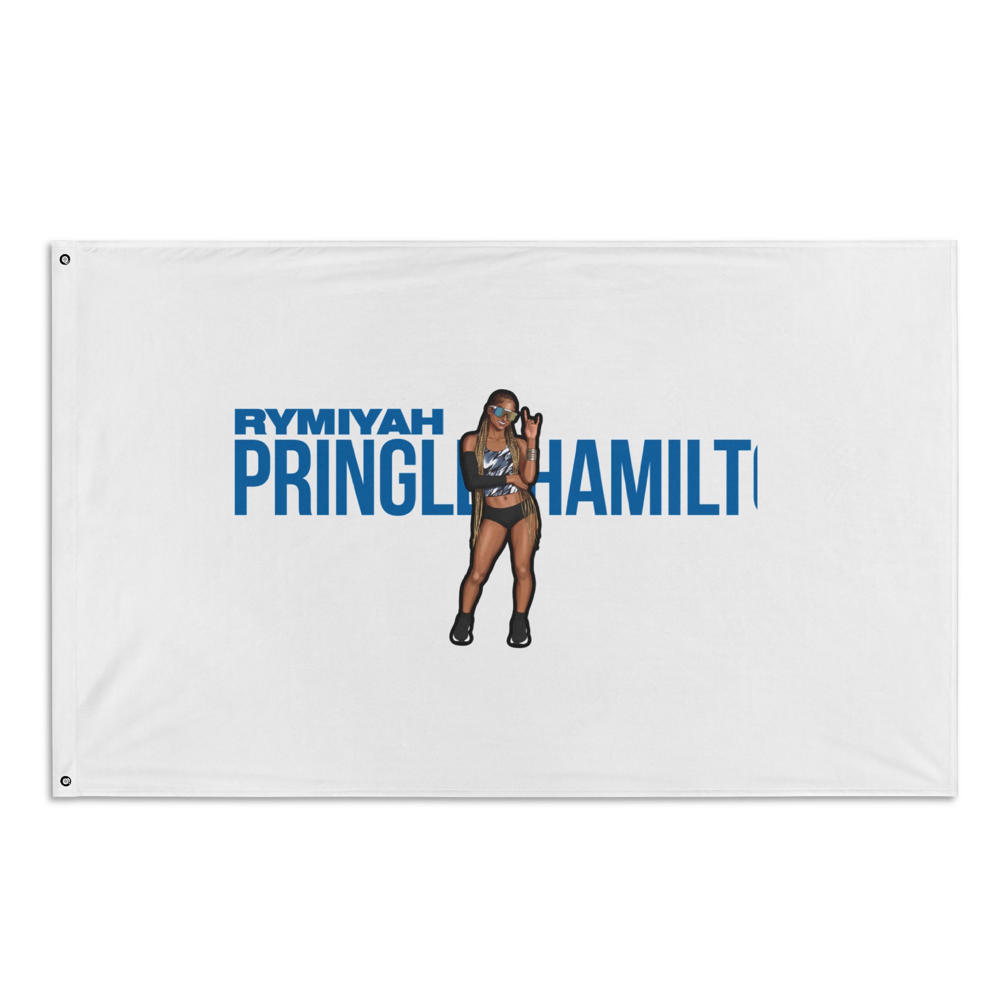 Flag (35 × 56 in) — character_player_name in Classic