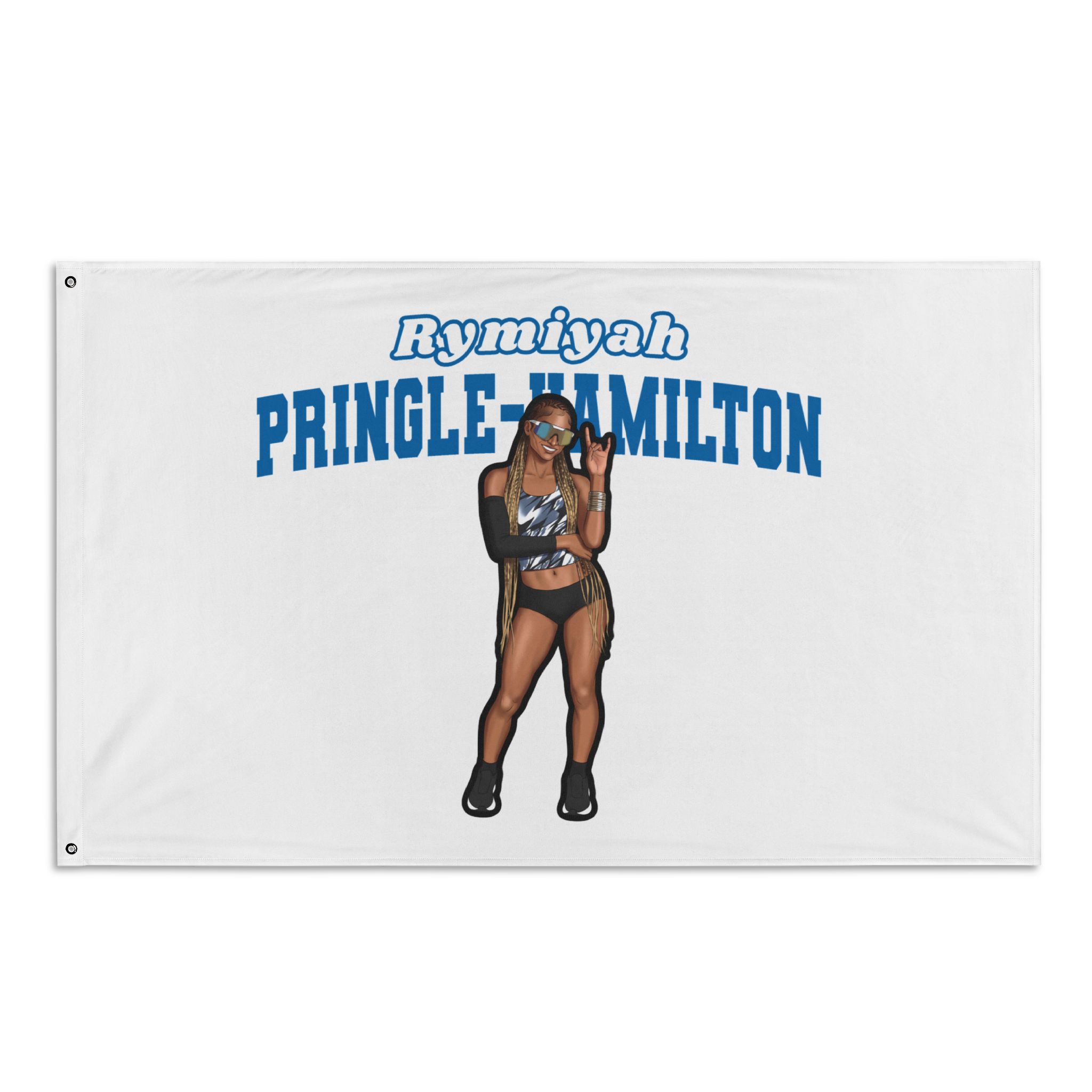 Flag (35 × 56 in) — character_name_arch in Classic