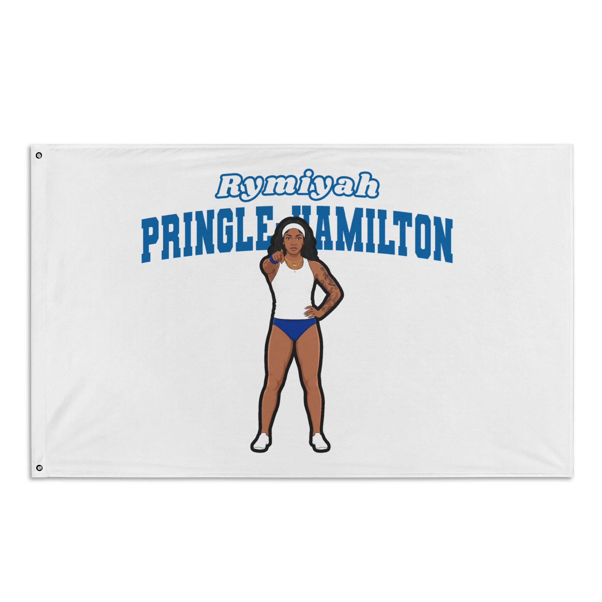 Flag (35 × 56 in) — character_name_arch in Classic