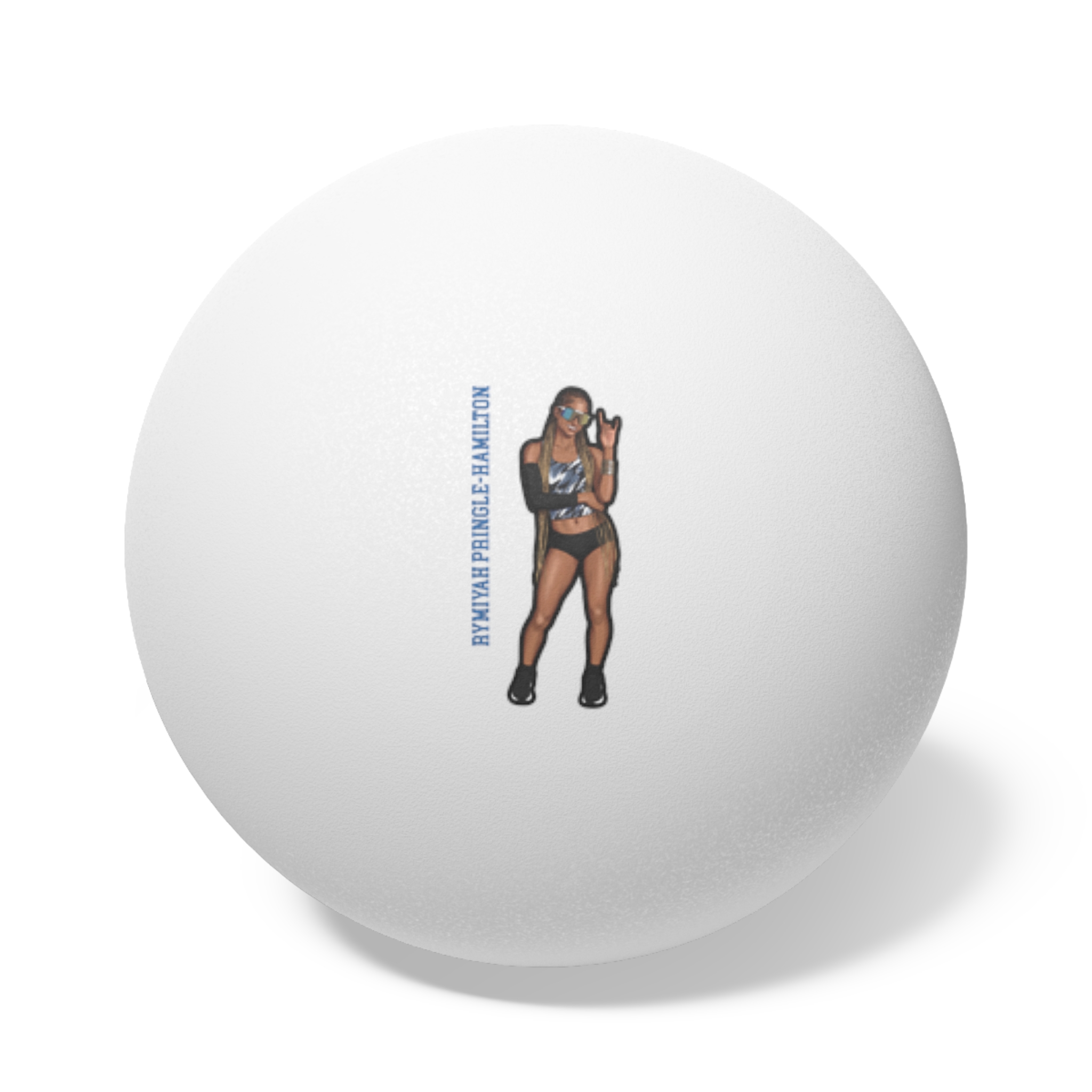 Ping Pong Balls, 6 pcs — character_name_vertical in White