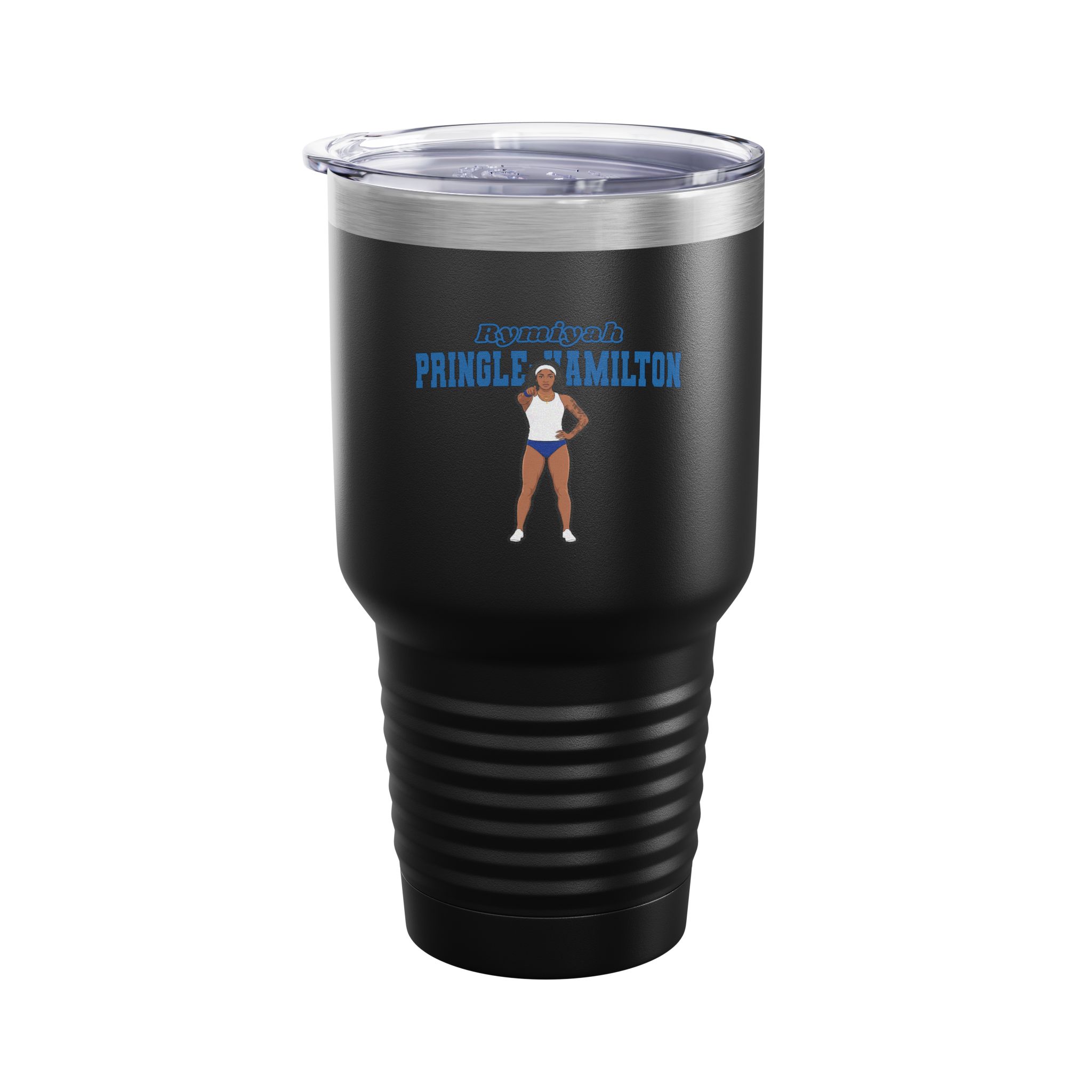 30oz Tumbler — character_name_arch in Black
