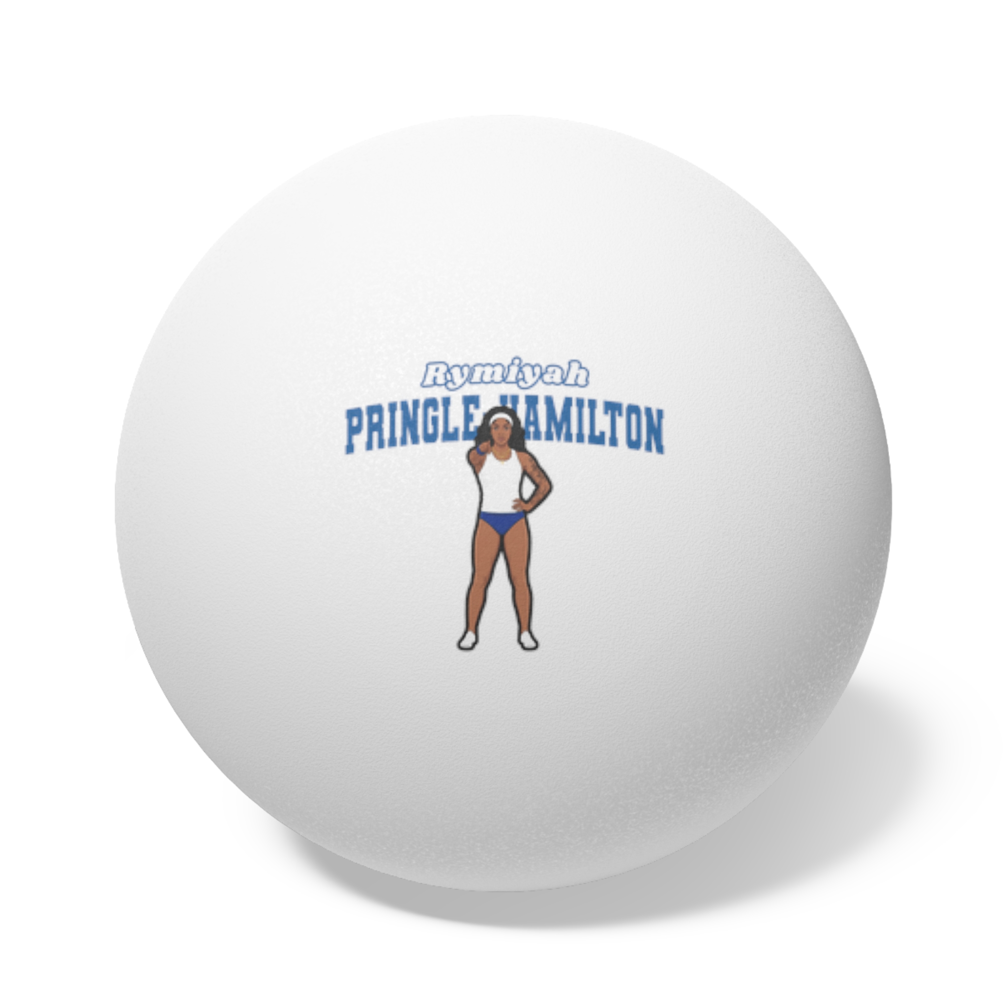 Ping Pong Balls, 6 pcs — character_name_arch in White