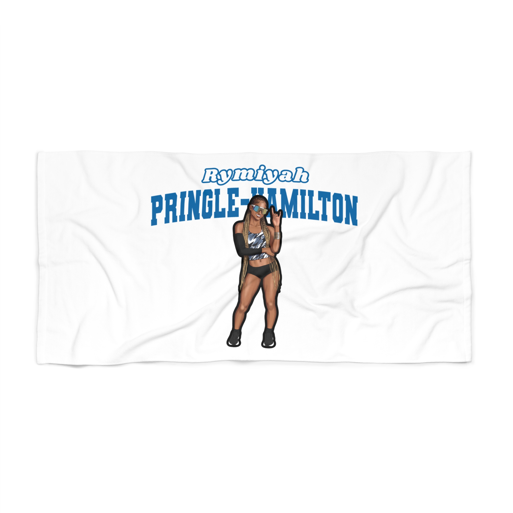 Beach Towel — character_name_arch in Classic